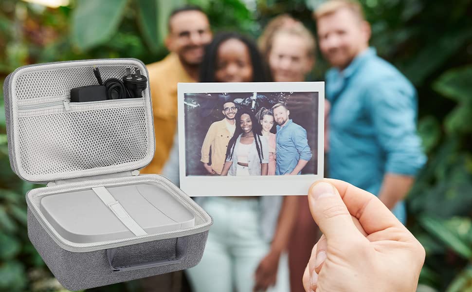 CO2CREA Hard Protective Case for HP Sprocket Studio Plus 4x6 Instant Photo Printer - Durable Travel Storage for Photo Prints, Perfect for Home, Office & On-the-Go Printing