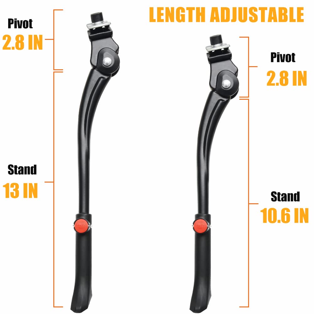 Adjustable Aluminum Alloy Bike Kickstand for 22