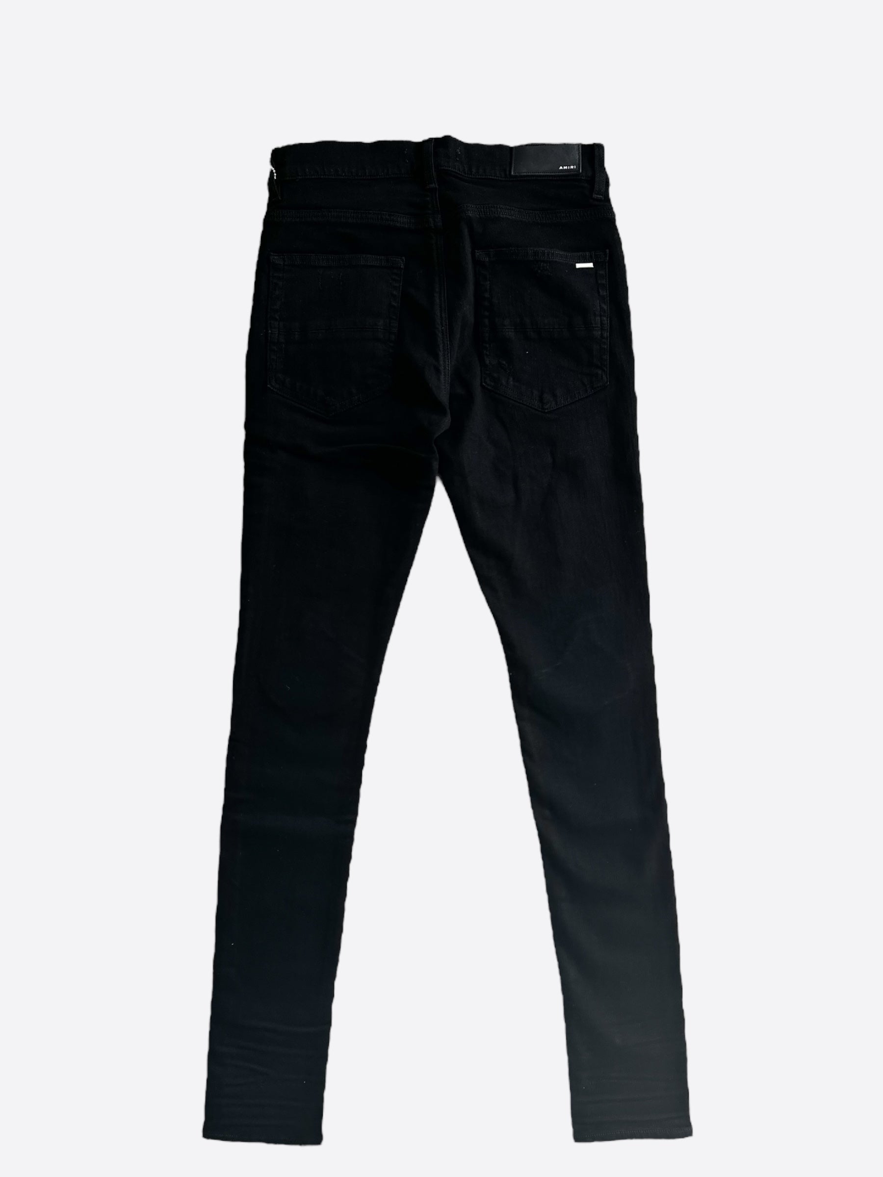 Amiri Black & Brown MX1 Jeans for Men - Premium Distressed Denim Pants | Streetwear Fashion, Casual Wear & Night Out Outfits