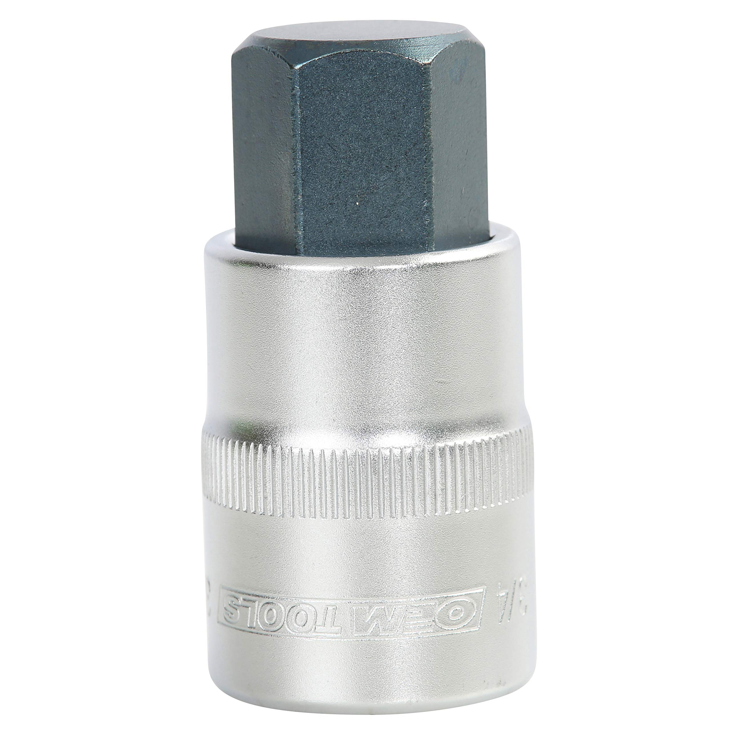 OEMTOOLS 22874 3/4 Inch Hex Bit Socket - 1/2 Inch Drive for Bike Repair & Home Improvement - Durable Hex Bit Socket Set for Automotive & DIY Projects
