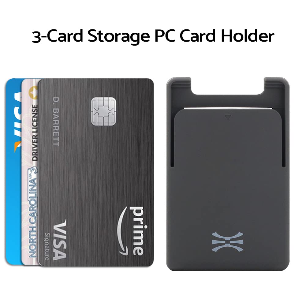 TORU MX PRO Slim Hard Wallet Case for iPhone 13 Mini - Dual Layer Shockproof Protective Cover with MagSafe Compatible Built-in Magnets | Detachable Sliding Card Holder (Holds 3 Cards) - Gray | Perfect for Everyday Use, Travel & Contactless Payments