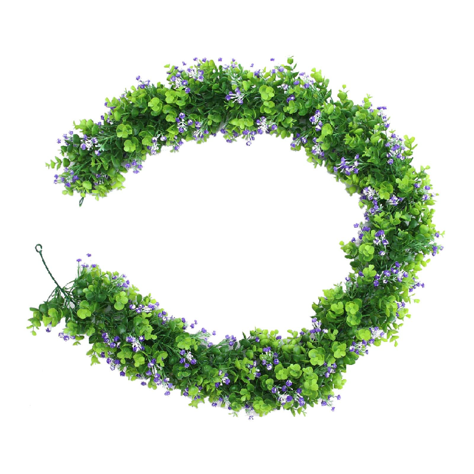 Artificial Flower Garland - Faux Gypsophila Vine Arch for Weddings, Outdoor & Indoor Home Decor (Blue, One Size) - Perfect for Wedding Backdrops, Garden Parties & Home Styling