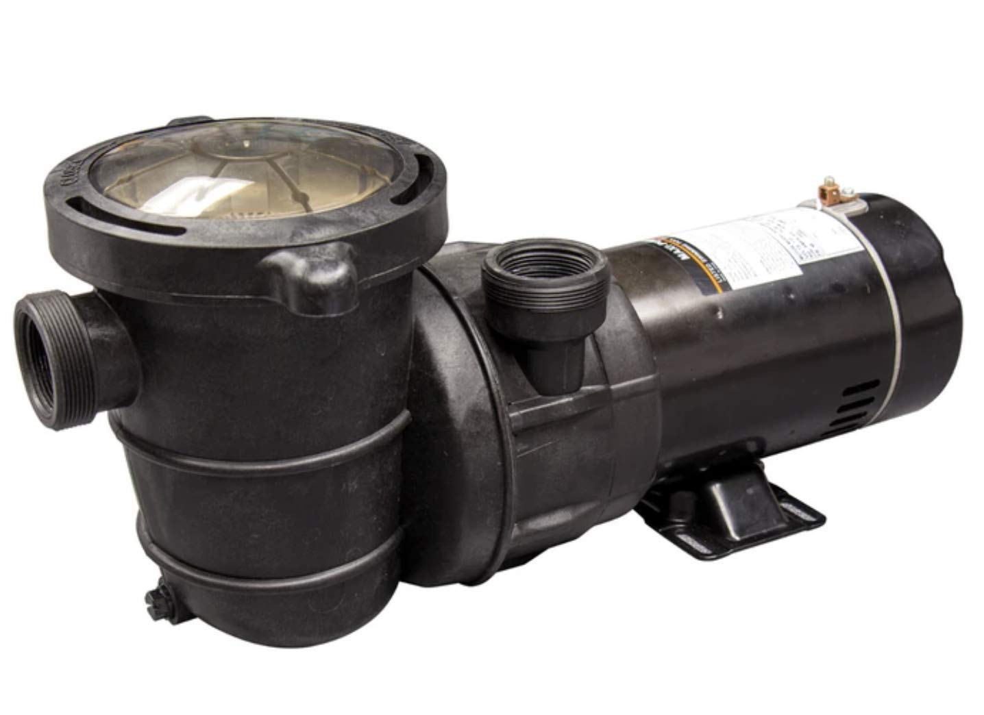 Blue Torrent Pumps 1 HP Maxi Pump - High Performance Dual Port Water Pump with Standard Plug & 2 Speed Settings - Ideal for Pool Cleaning, Pond Filtration, and Water Transfer Applications