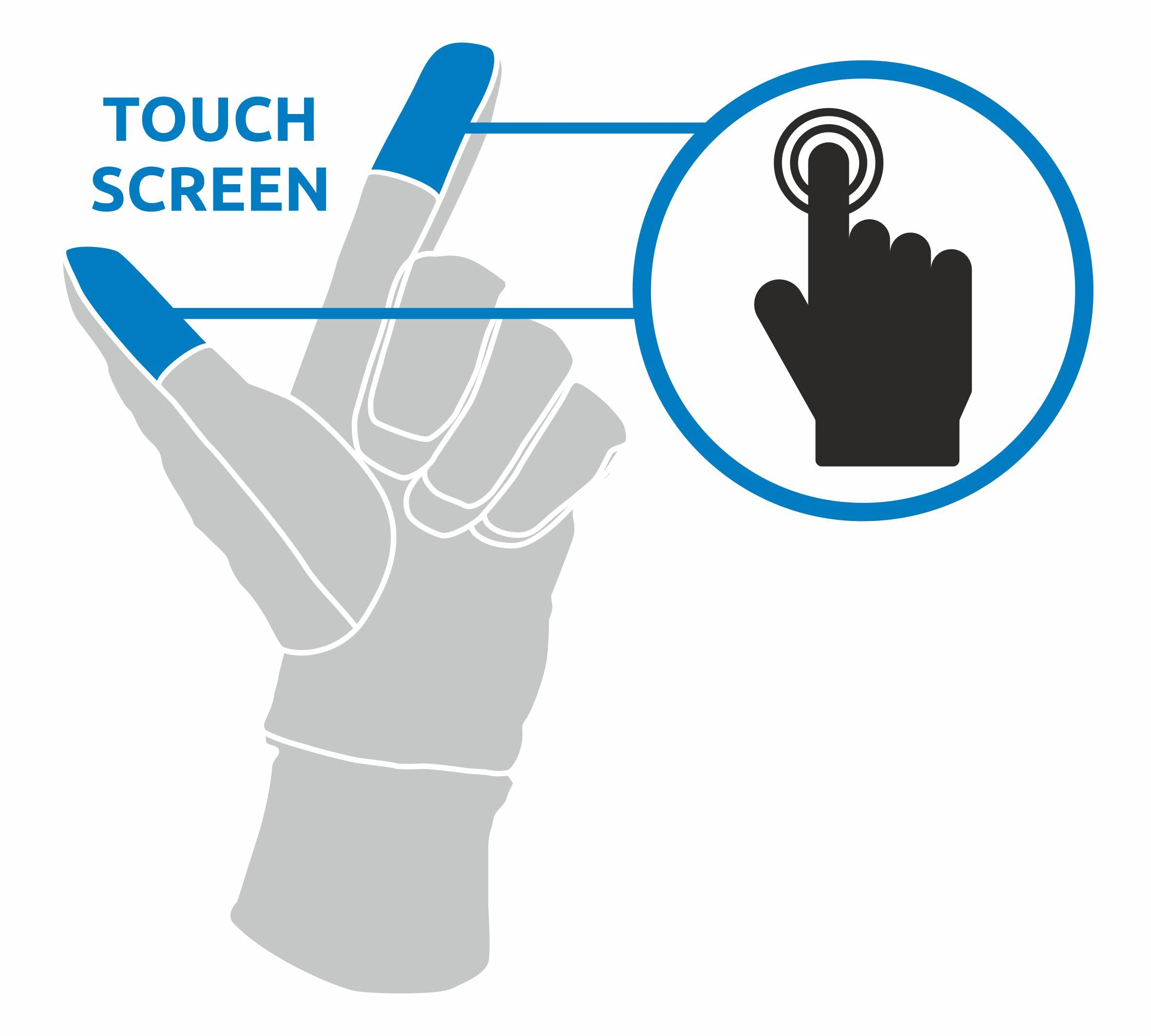 CAMP K Air Gloves - Lightweight & Breathable Outdoor Gloves for Hiking, Camping & Cold Weather - Touchscreen Compatible for Smartphone Use