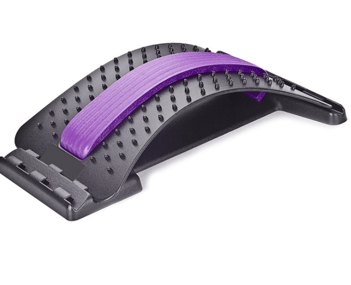 Best Pain Relief Back Stretcher for Lower Back Pain - Posture Corrector & Spine Alignment Device - Perfect for Office Workers, Athletes & Home Use