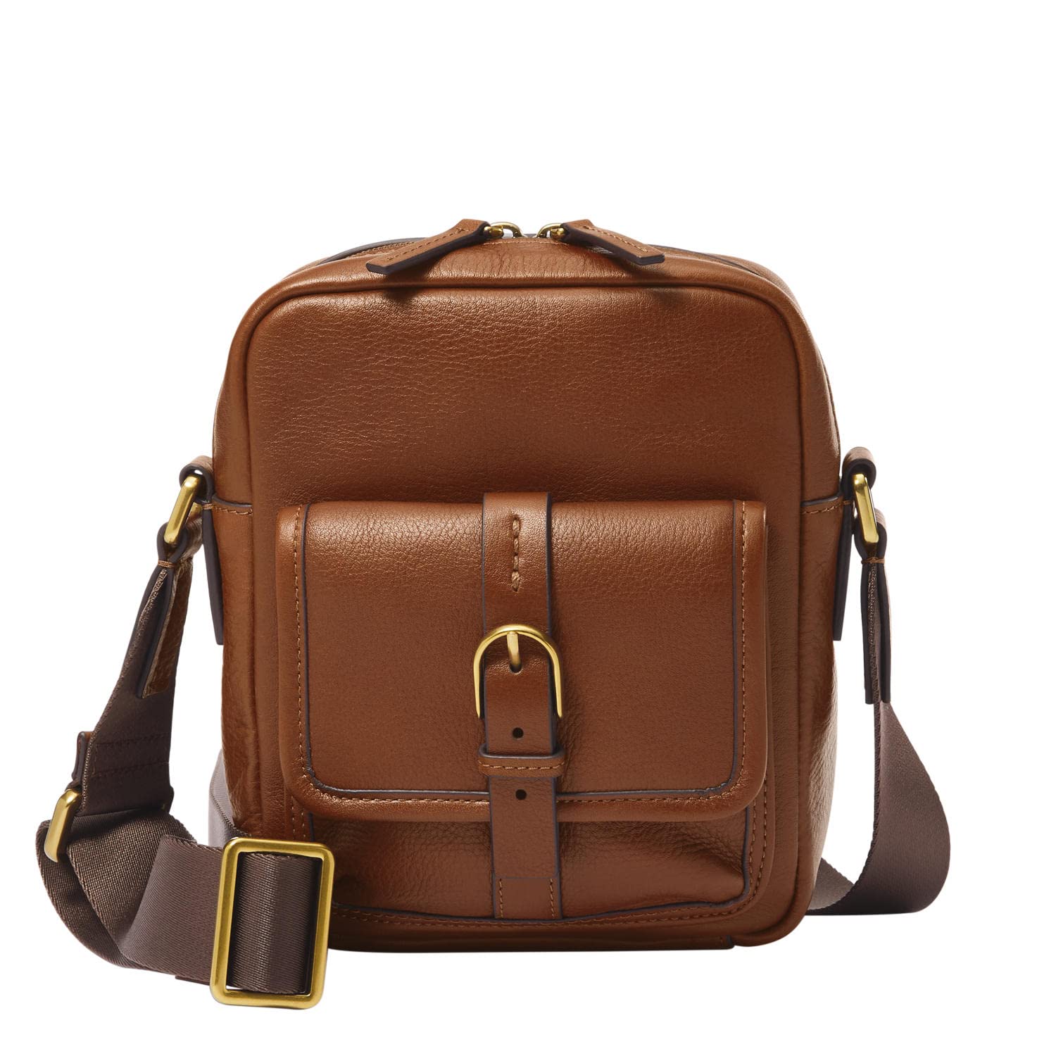 Fossil Men's Camden Commuter Crossbody Bag - Genuine Leather Messenger Bag for Men - Perfect for Work, Travel & Everyday Use