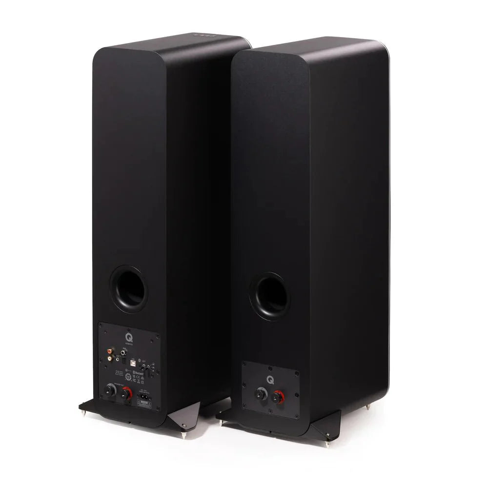 Q Acoustics M40 HD Wireless Bluetooth Speakers - High-Definition Powered Music System for Home, Office, and Party Use