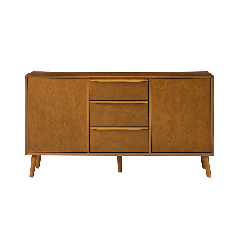 Abigail 57-Inch Wide 3-Drawer Sideboard TV Stand with Storage - Modern Console Table for Living Room, Bedroom & Home Entertainment Center