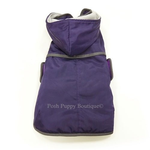 Elegant Purple Classic Trench Coat for Women - Waterproof Long Coat with Belt - Perfect for Office, Dating & Fall Fashion