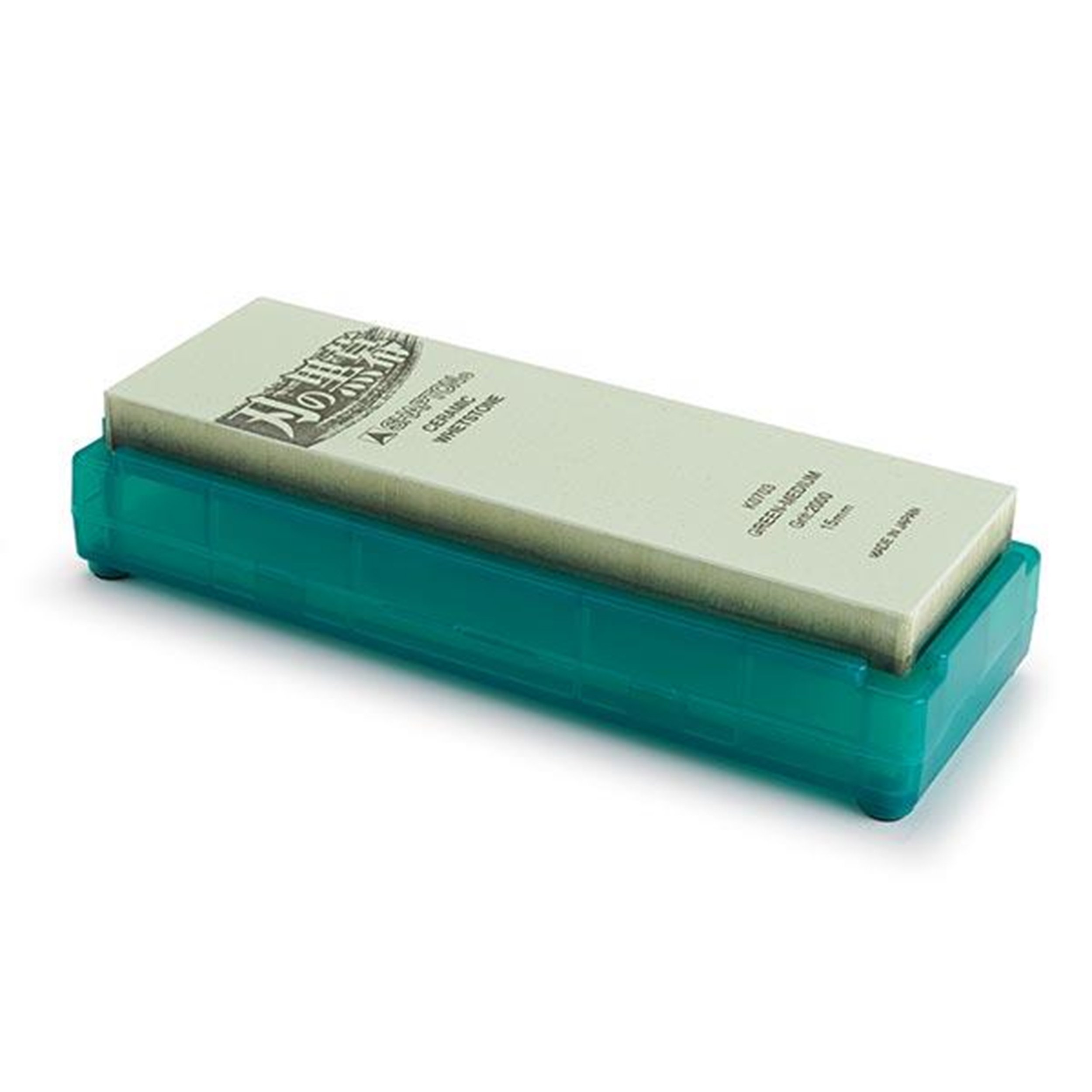 Shapton #2000 Grit Professional Series Green Ceramic Water Stone - Premium Sharpening Stone for Knives, Chisels & Tools - Perfect for Woodworking, Kitchen & DIY Projects