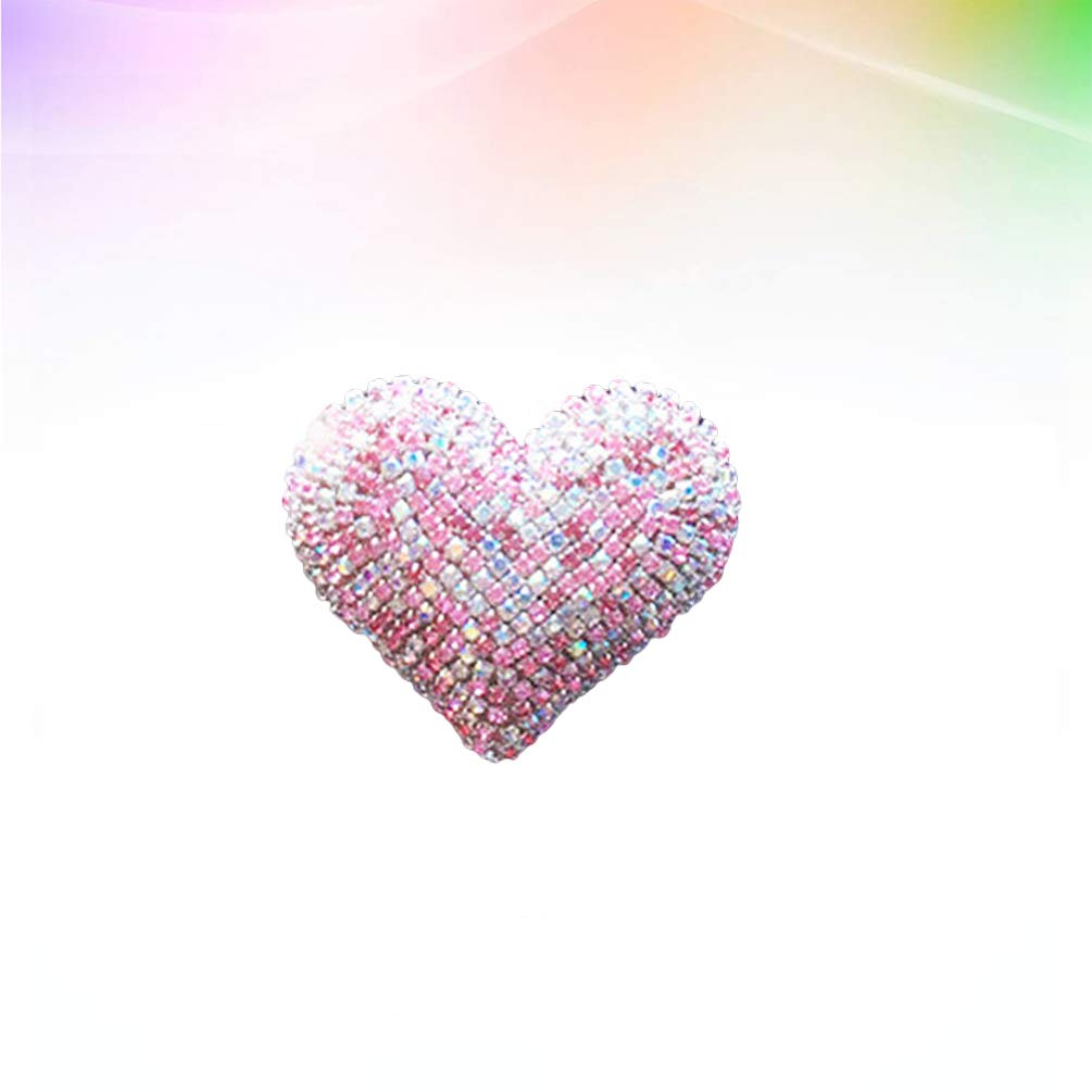 Crystal Heart Car Air Vent Clip - Rhinestone Bling Car Accessory for Women | Valentine's Day Gift | Pink Car Decor for Dashboard & Interior Styling