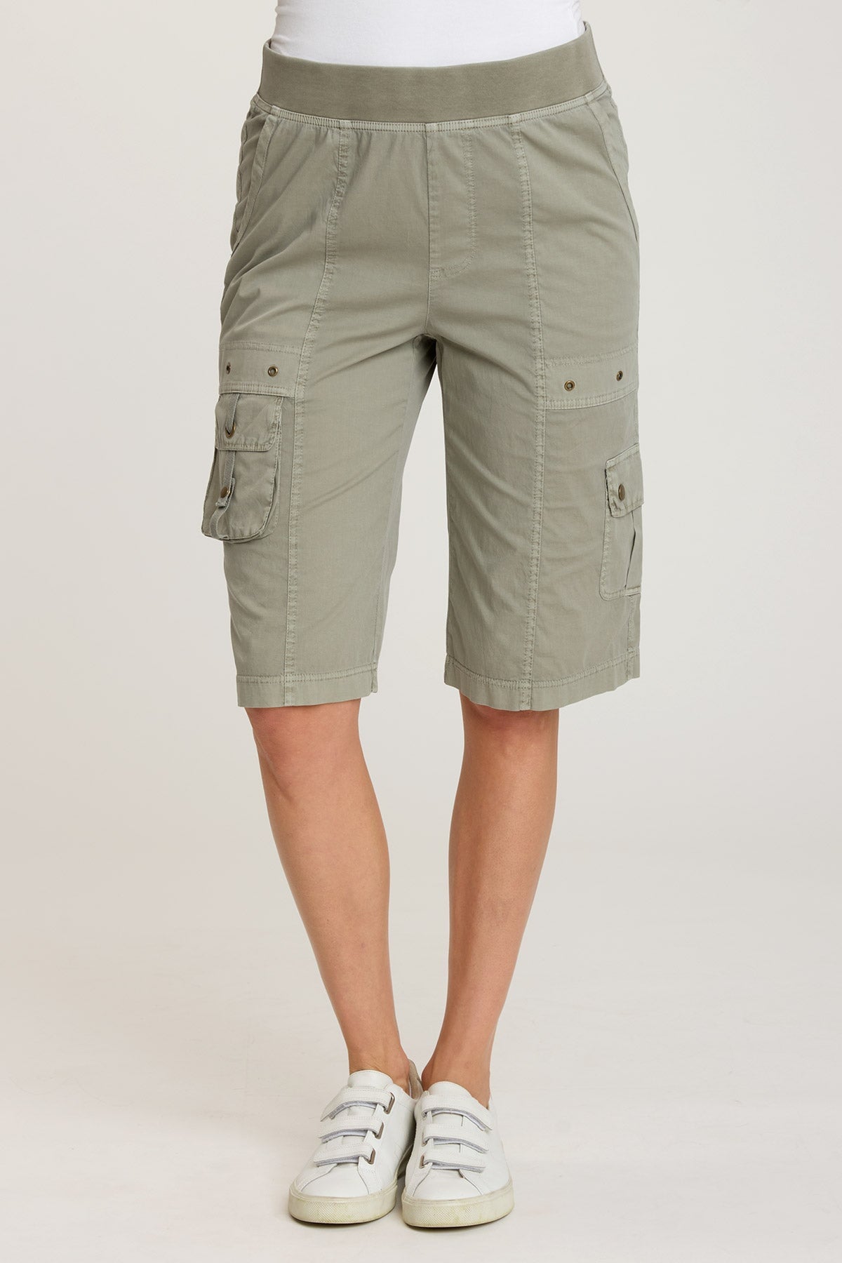 Fontella Bermuda Women's Casual Shorts - Comfortable Stretch Fabric for Summer, Beach, and Travel | Perfect for Outdoor Activities, Lounging, and Vacation Wear