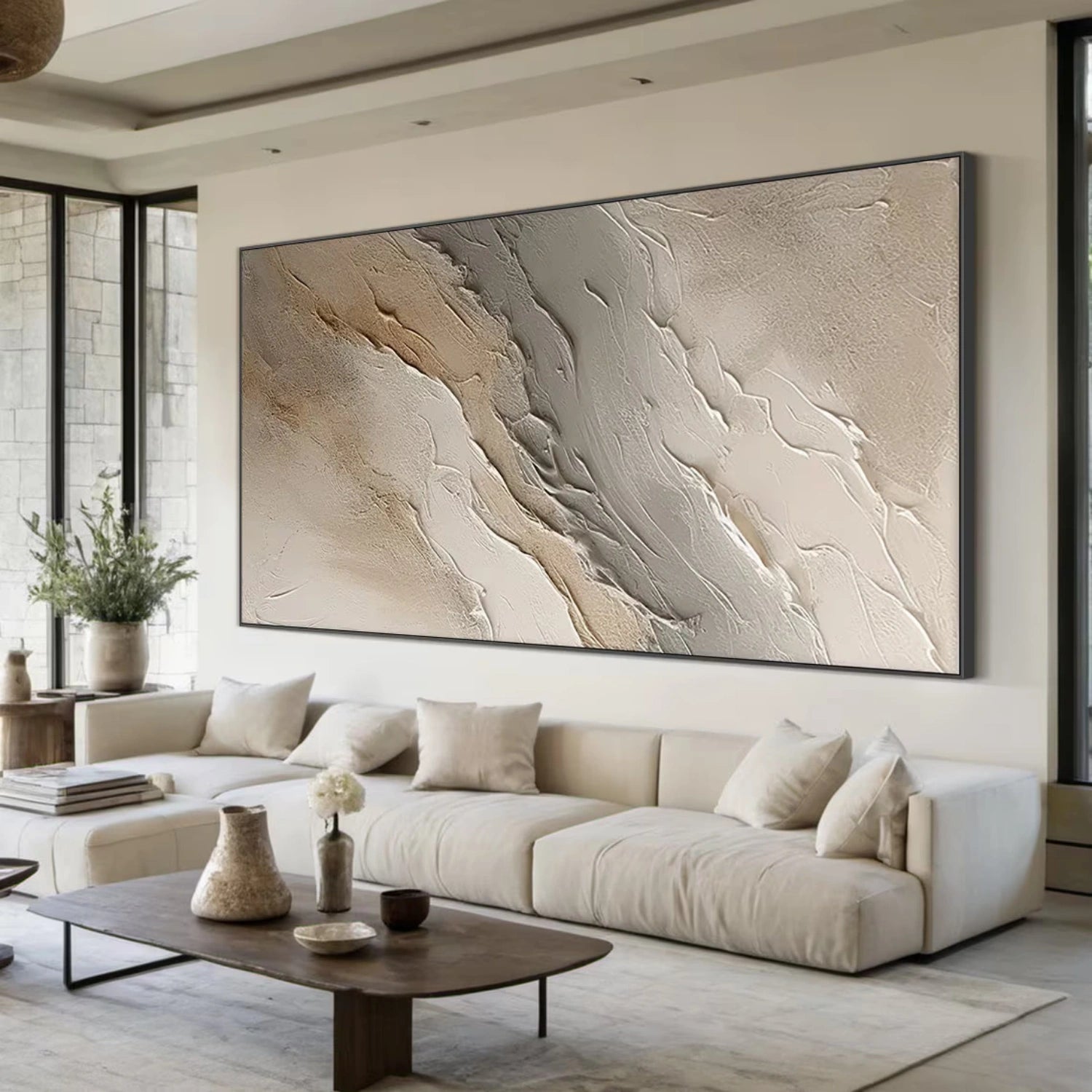 Abstract Painting #AB 338 - Modern Wall Art for Home & Office Decor | Large Canvas Artwork for Living Room, Bedroom, or Workspace