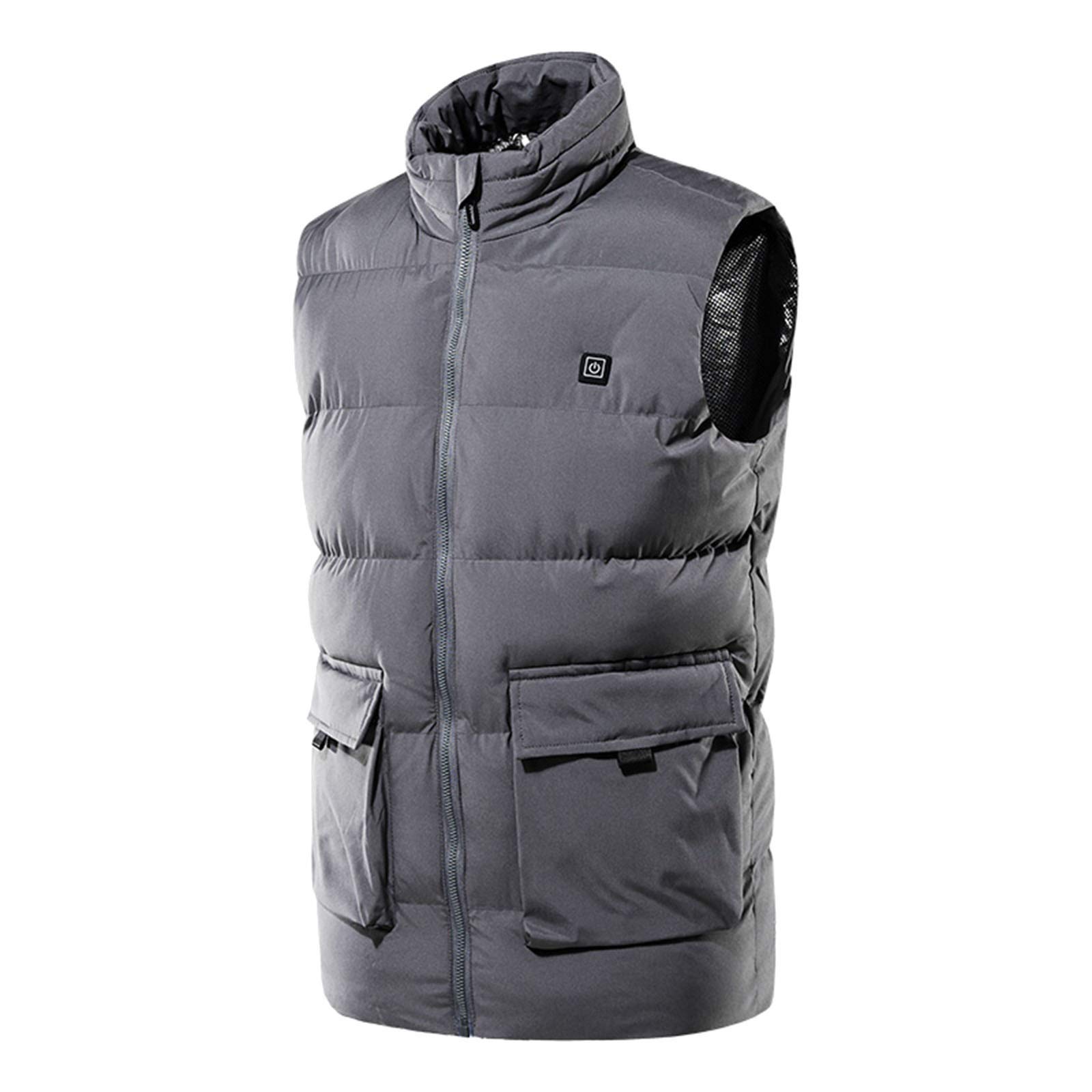 Electric Heated Jacket Vest for Men & Women - USB Powered Infrared Warming Winter Ski Clothing - Perfect for Outdoor Activities, Skiing, Snowboarding & Cold Weather Adventures
