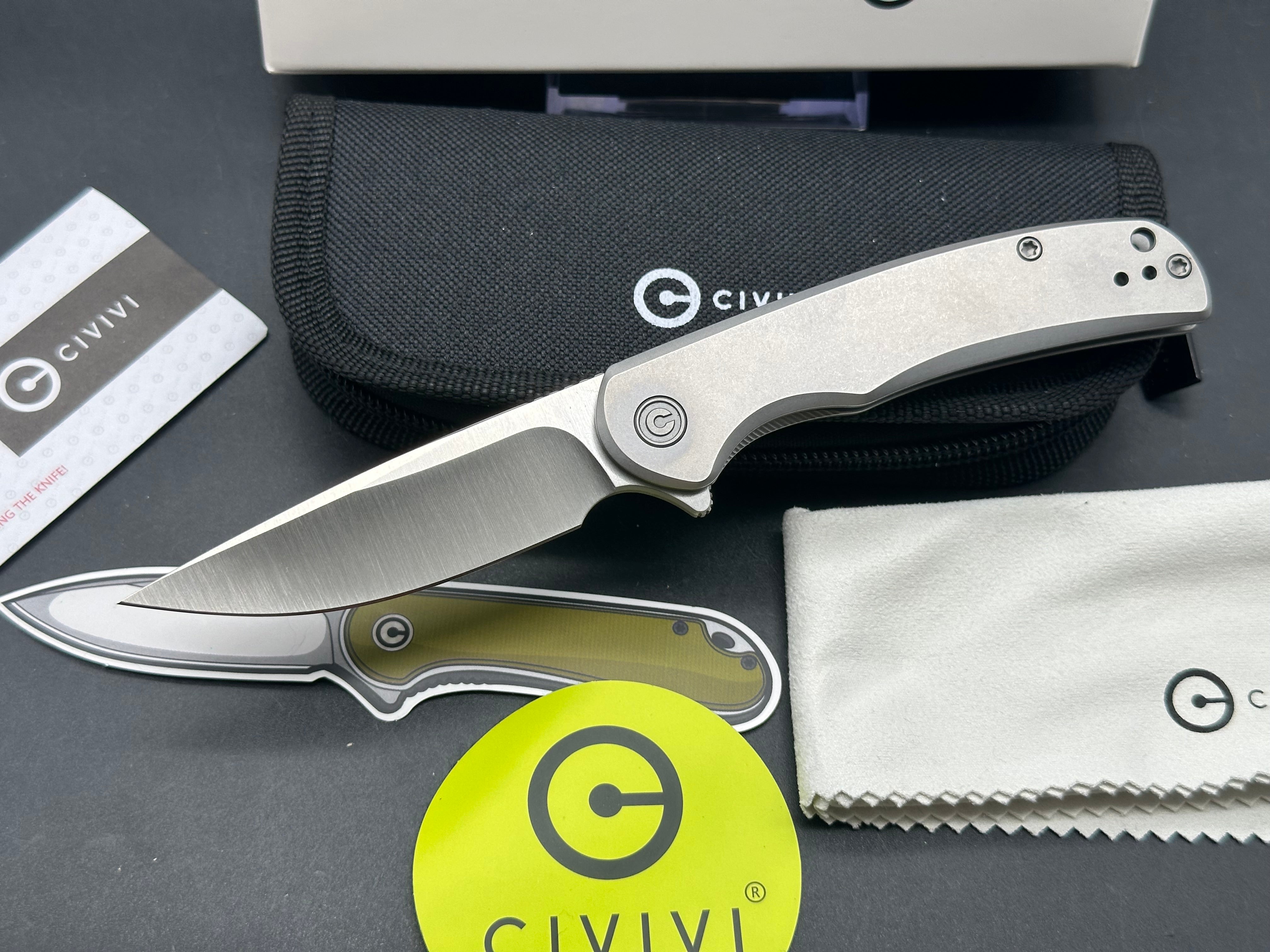CIVIVI NOx Flipper Knife - Premium Stainless Steel Handle with 2.97