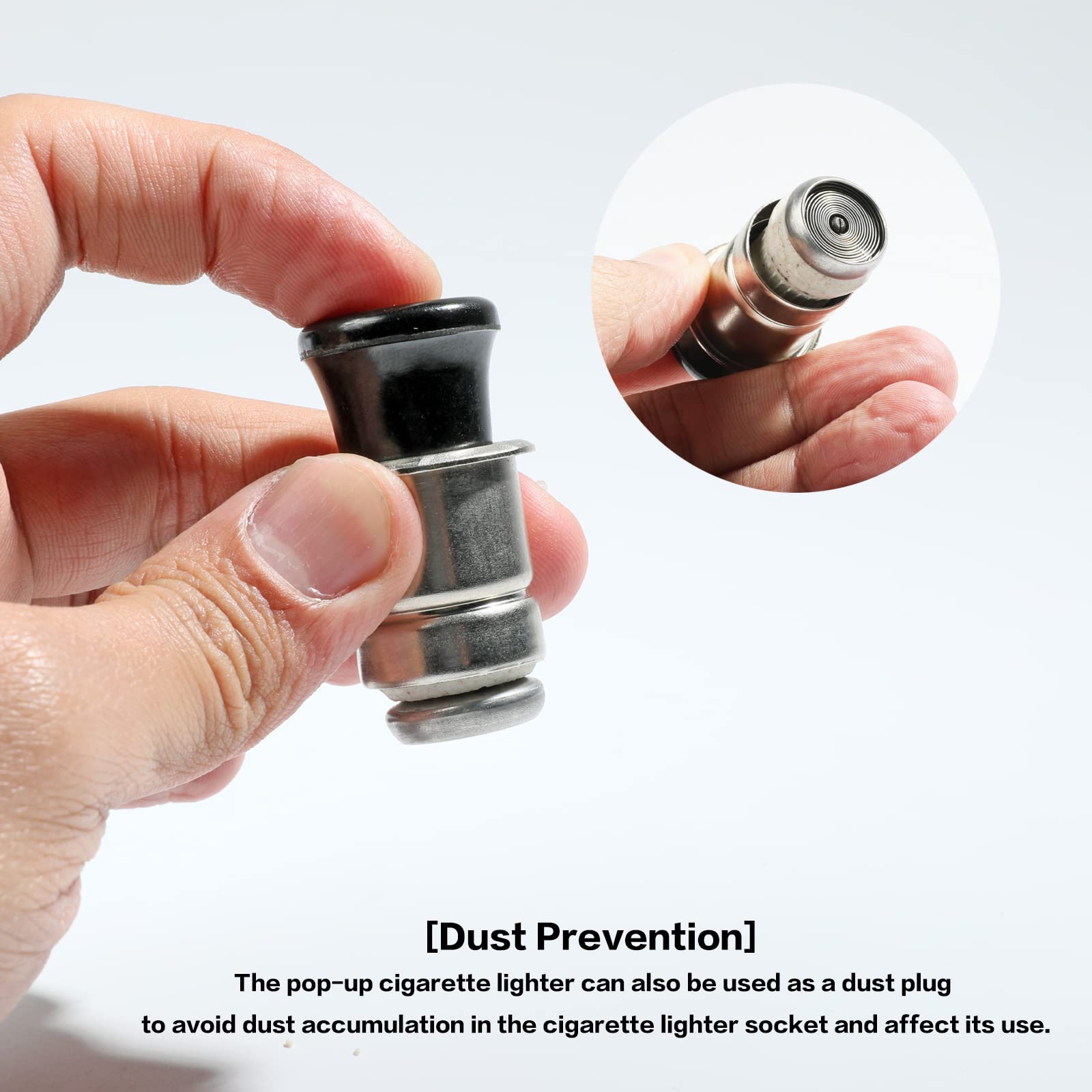 12V Car Cigarette Lighter Replacement - Auto Accessory for Smoking & Charging