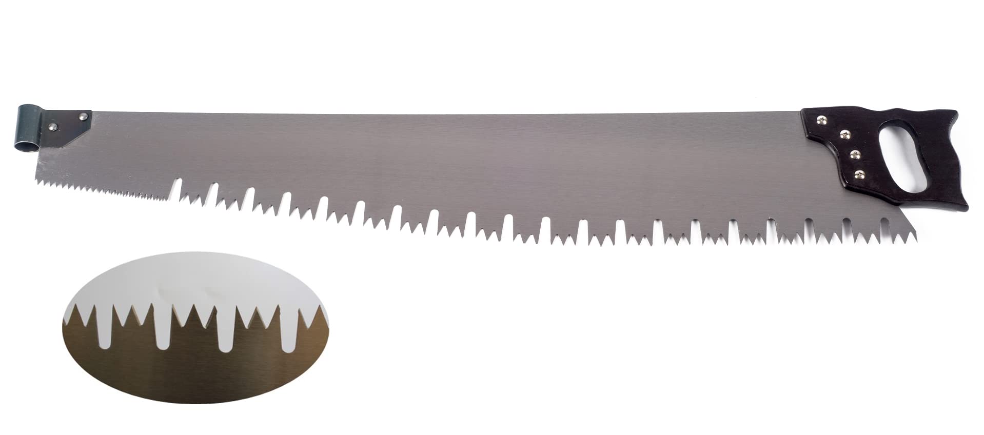 3' One Man Crosscut Saw - Heavy Duty Logging Tool for Wood Cutting, Tree Trimming & Firewood Preparation | Perfect for Forestry, Camping & DIY Projects