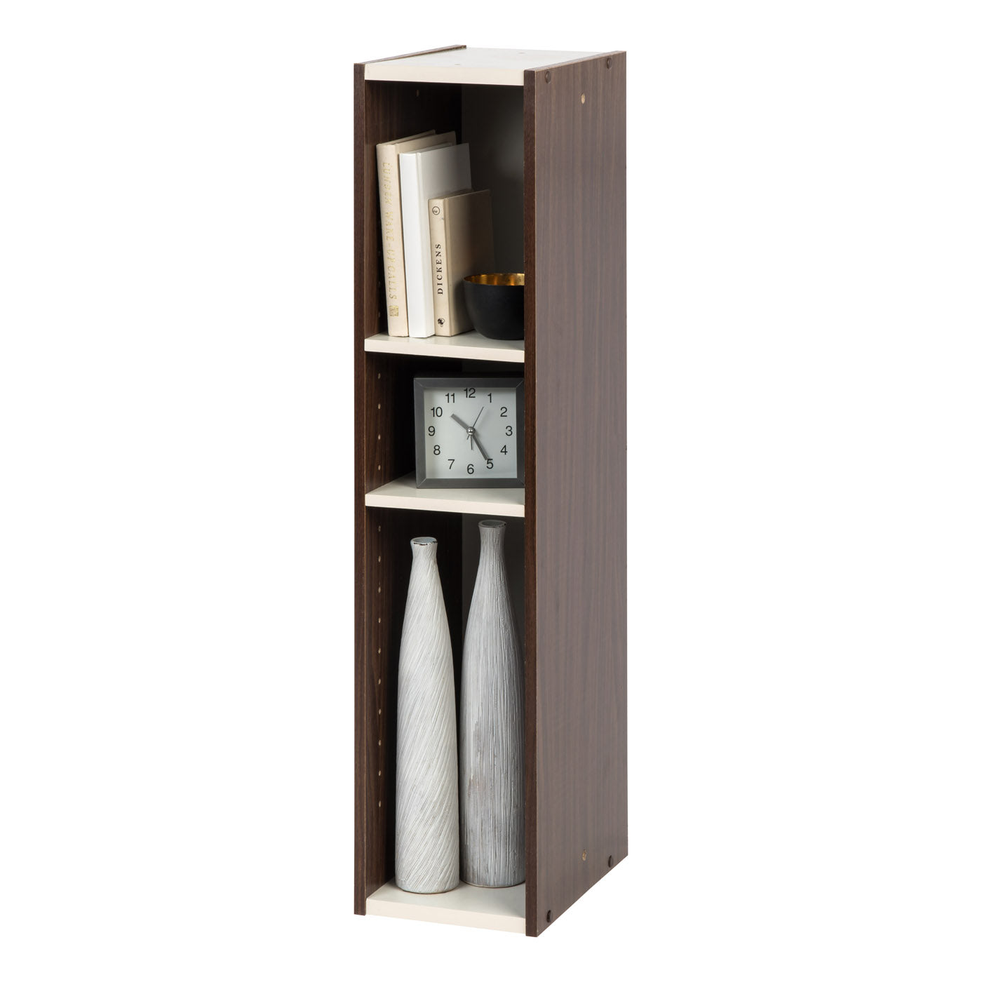 3-Tier Adjustable Shelves Organizer - Space Saving Storage Solution for Kitchen, Bathroom, or Office