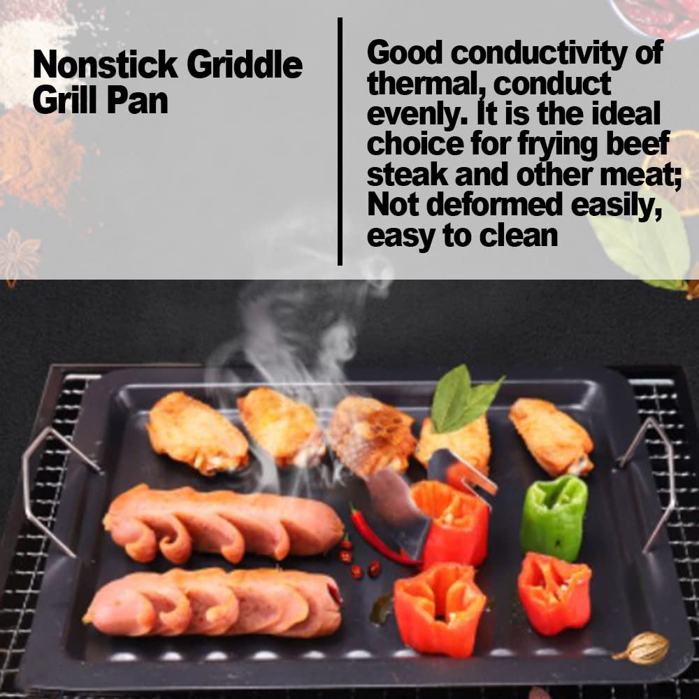 Nonstick Griddle Grill Pan - Utoolmart 12