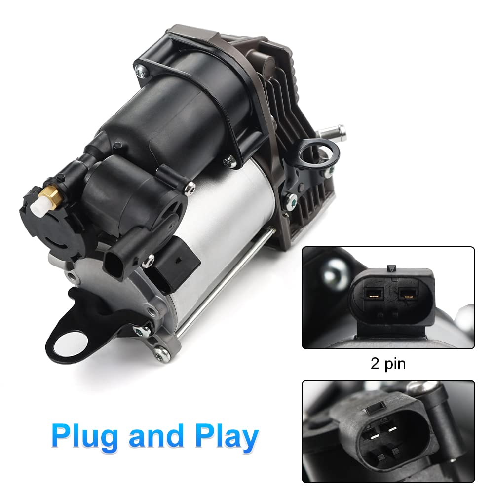JDMON Air Suspension Compressor Pump Replacement for Mercedes-Benz GL & ML-Class W164 X164 (2006-2012) - Compatible with GL320/350/450/550 & ML320/350/450/500/550/63 AMG - Replaces OEM 1643201204 1643200004 - Perfect for Off-Roading, Towing & Smooth Ride Adjustments