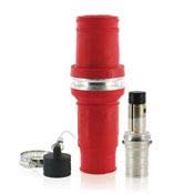 Leviton 49M53-R RD High Amp Coupling Male Plug 535MCM - Heavy Duty Electrical Connector for Industrial Equipment & Power Distribution Systems