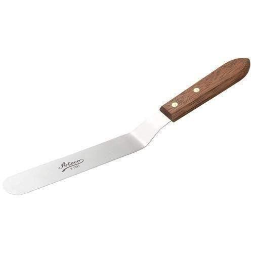 Ateco 7 5/8-Inch Offset Spatula - Stainless Steel Baking & Cake Decorating Tool for Professional Chefs & Home Bakers - Perfect for Icing, Frosting & Smoothing Cake Layers