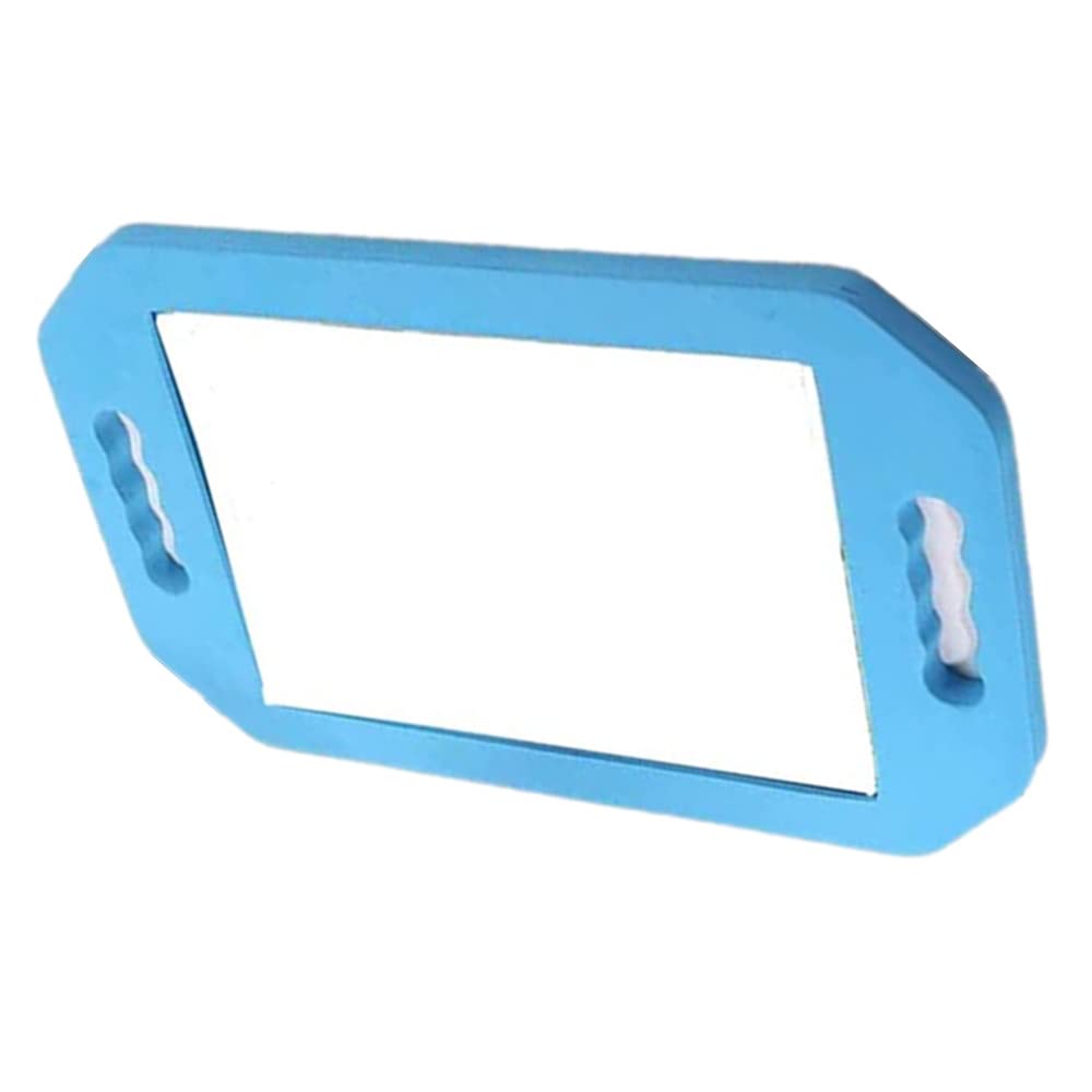 Large Handheld Mirror - Lightweight Foam Barber Mirror with Double Handle for Salon, Home Makeup & Grooming | Portable Vanity Mirror for Professionals & Personal Use