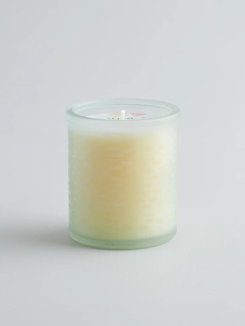 St Eval Beachcombing Glass Candle - Sea Mist Scented Candle | Coastal Home Decor for Relaxation & Aromatherapy