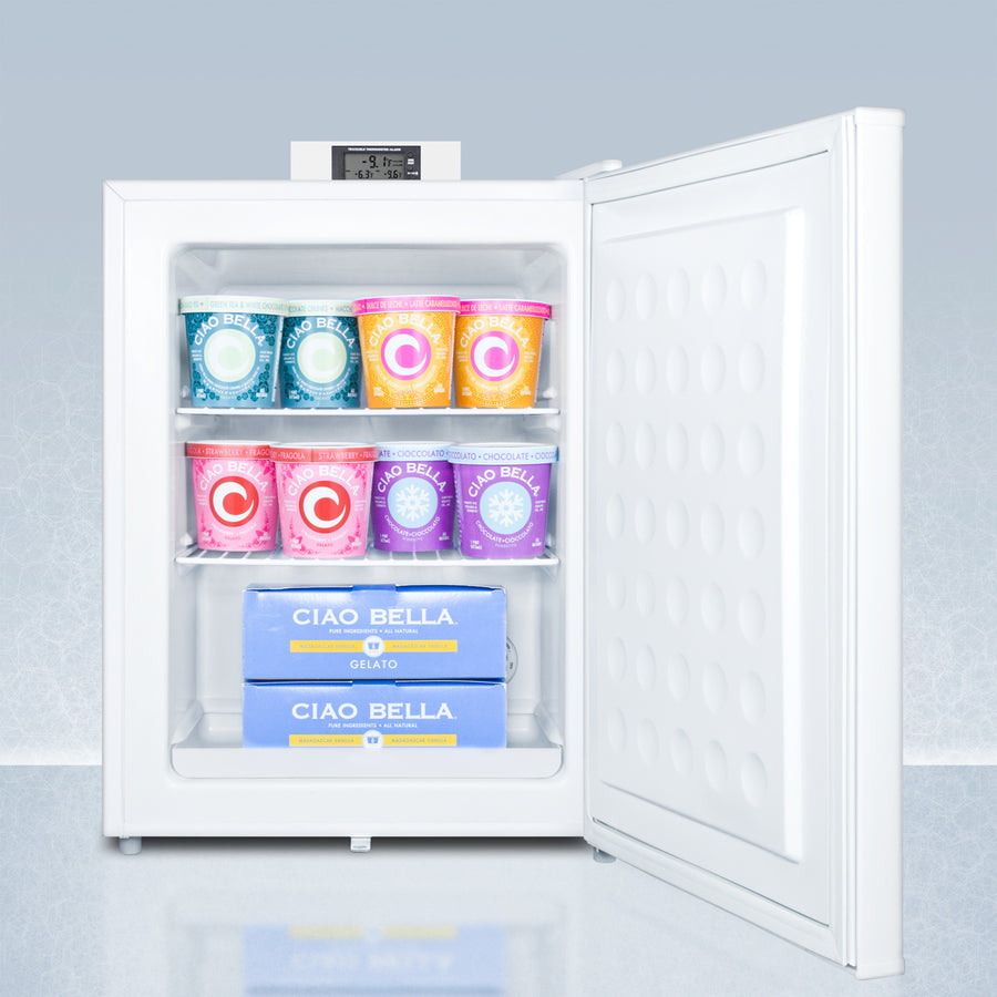 Accucold FS30L7NZ Compact All Freezer - 1.1 Cubic Feet, Energy Efficient Upright Freezer for Home, Office, Dorm, RV, or Garage Use