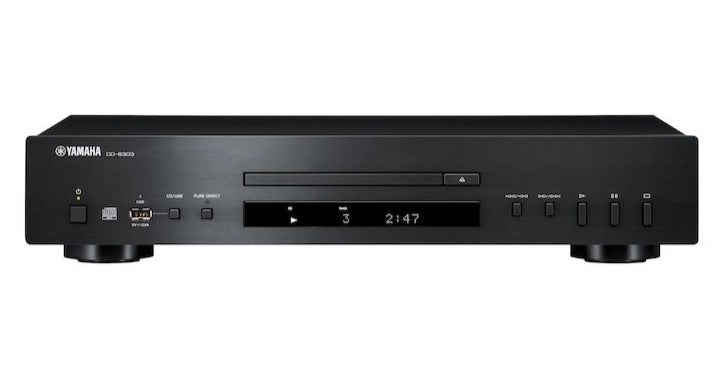 Yamaha CD-S303 High-Fidelity CD Player with USB Port - Perfect for Home Audio & Music Enthusiasts