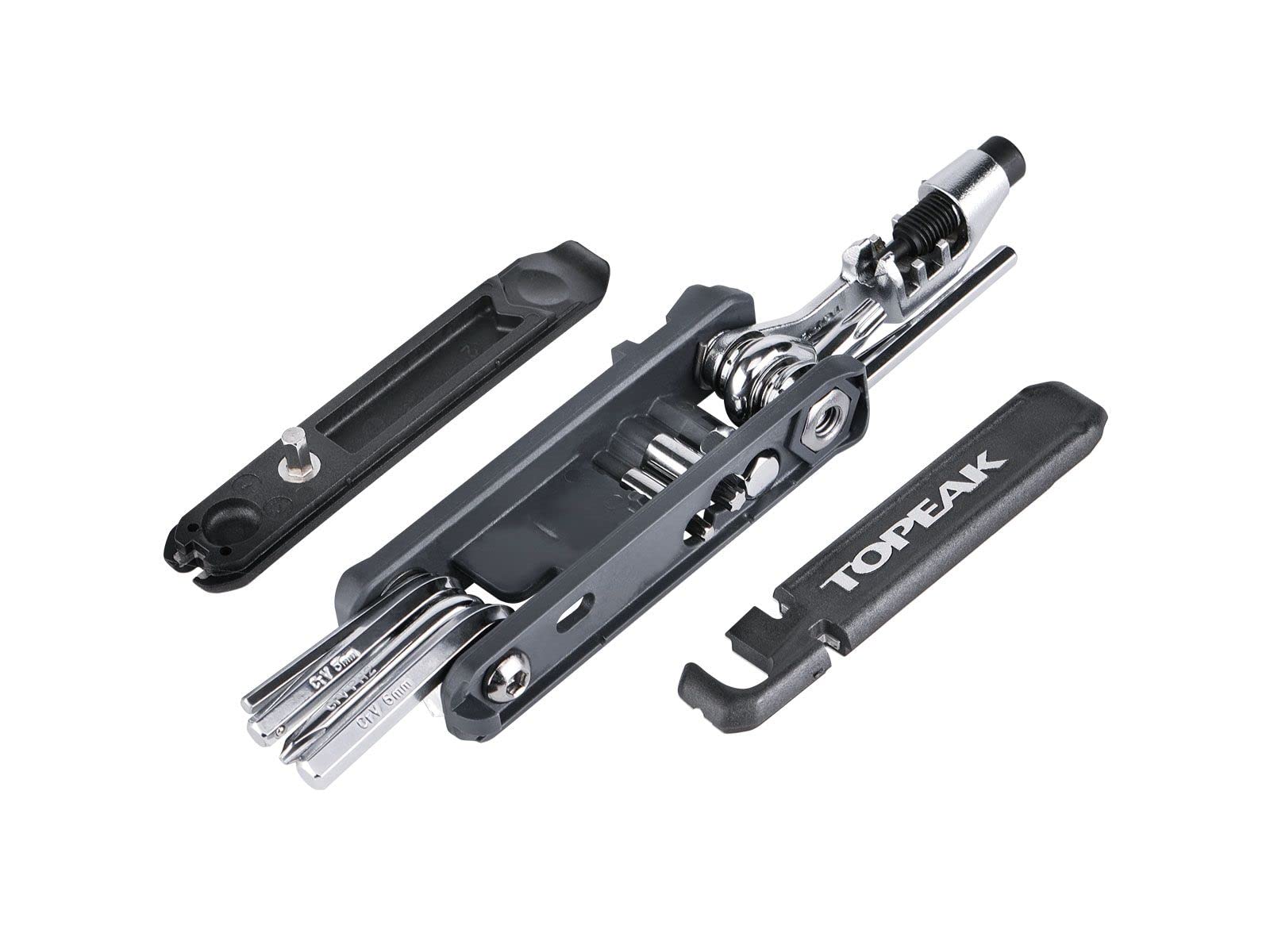 Topeak Hexus X Multi-Tool - 16-in-1 Bicycle Repair Kit with Chain Tool & Tire Levers | Perfect for Road & Mountain Bike Maintenance, Emergency Repairs & On-the-Go Fixes