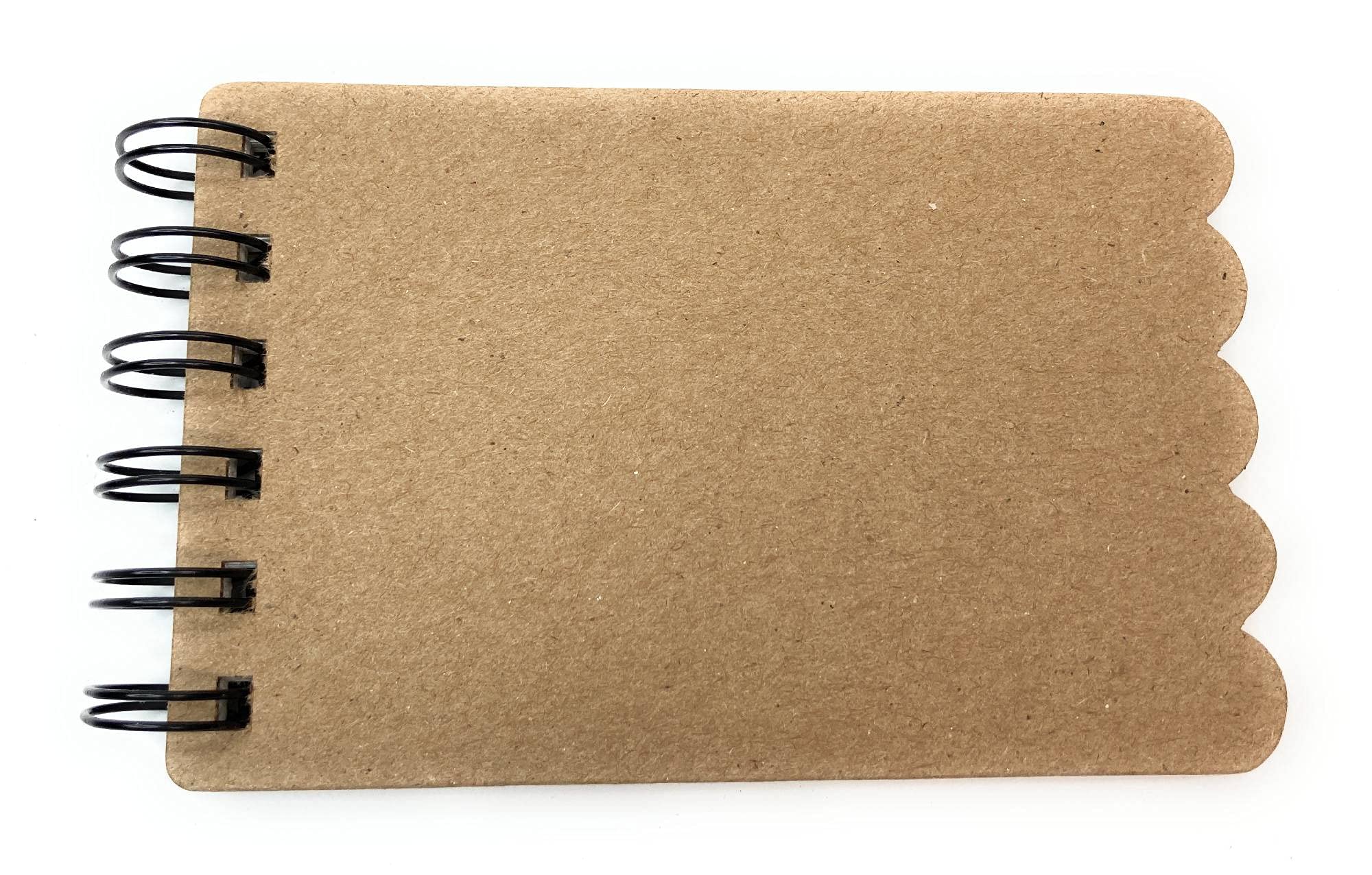 Small Scrapbook Album with Chipboard Covers & Black Cardstock Pages - 3.25