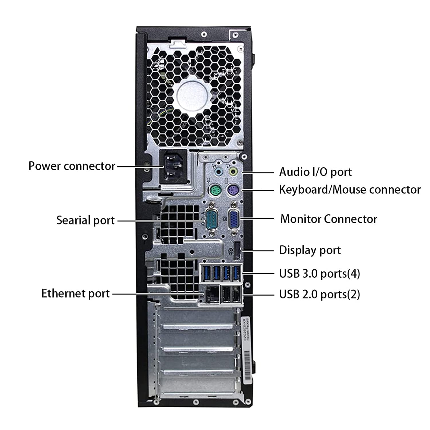 Renewed HP Elite Desktop Computer PC - Intel Core i5 3rd Gen 3.1GHz, 16GB RAM, 1TB HDD, 24