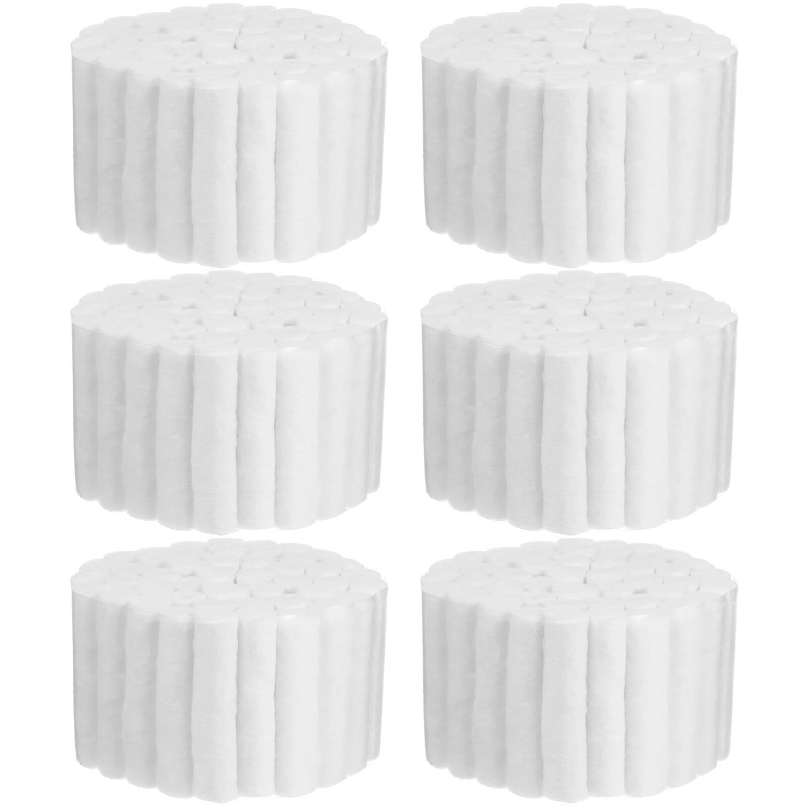 Organic Cotton Rolls 6 Pack - Dental Cotton Rolls, Nosebleed Plugs, Absorbent Gauze Rolls for Blood Clotting & Wound Care (Algodon En Rollo) - Perfect for Dental Offices, First Aid Kits & Emergency Medical Use