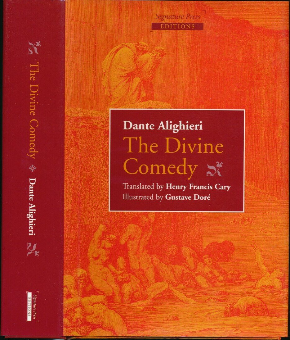 The Divine Comedy by Dante Alighieri - Classic Epic Poem, Inferno Purgatorio Paradiso - Perfect for Literature Lovers & Book Collectors