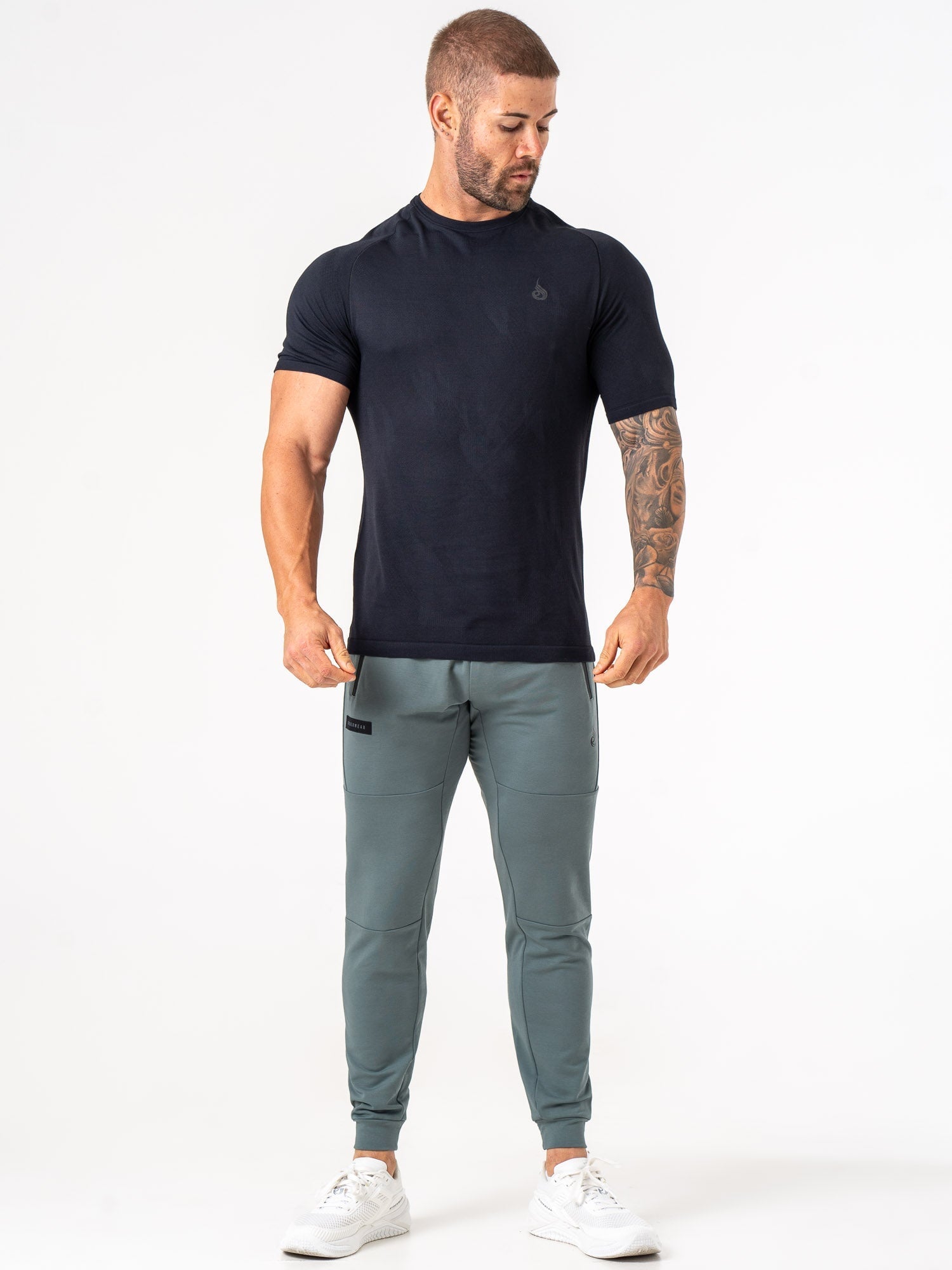Endurance Track Pants for Men - Breathable Running Jogging Pants in Fern Green - Perfect for Gym Workouts & Outdoor Activities
