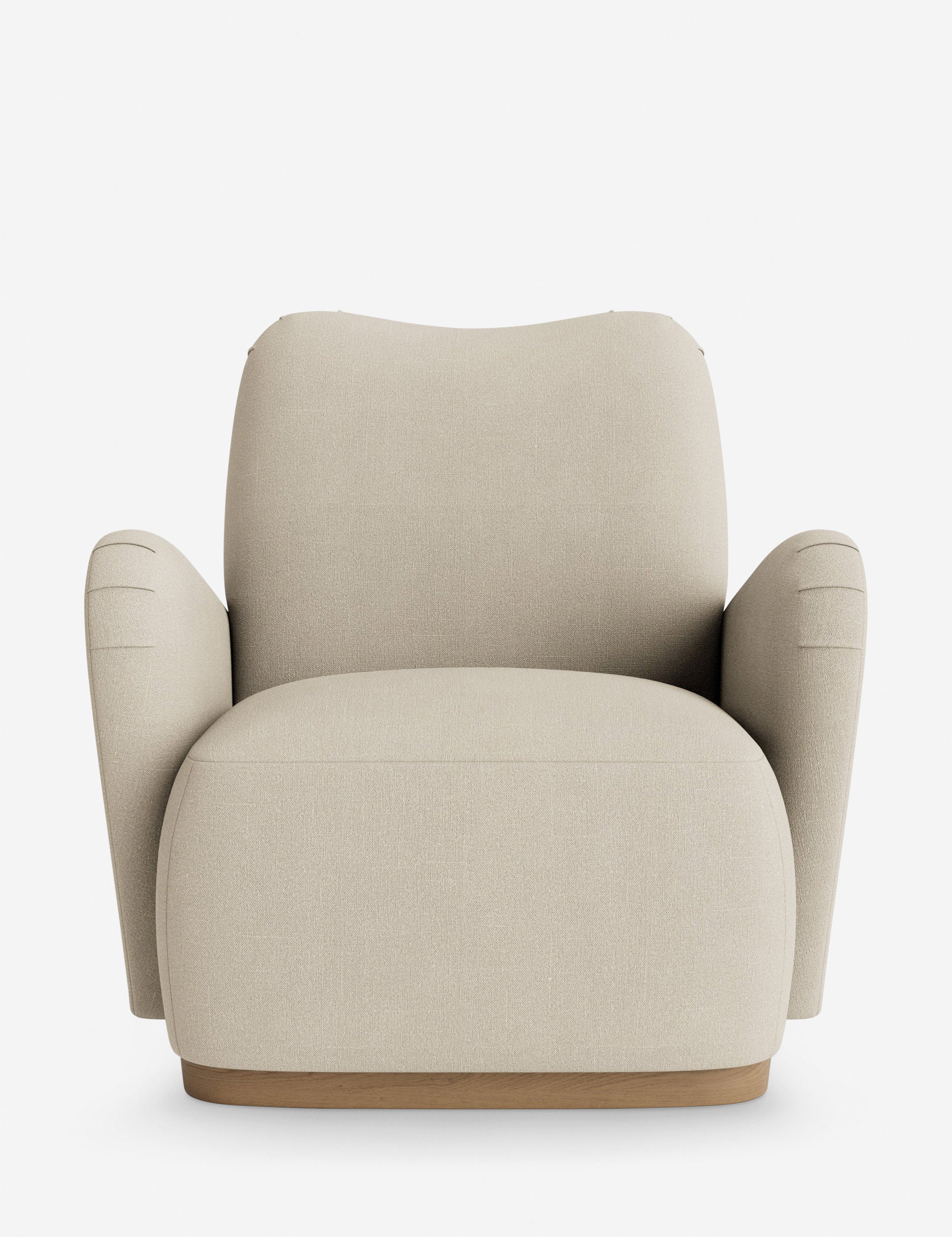 Modern Bei Accent Chair by DISC Interiors - Mid-Century Inspired Lounge Chair for Living Room, Bedroom & Office Decor