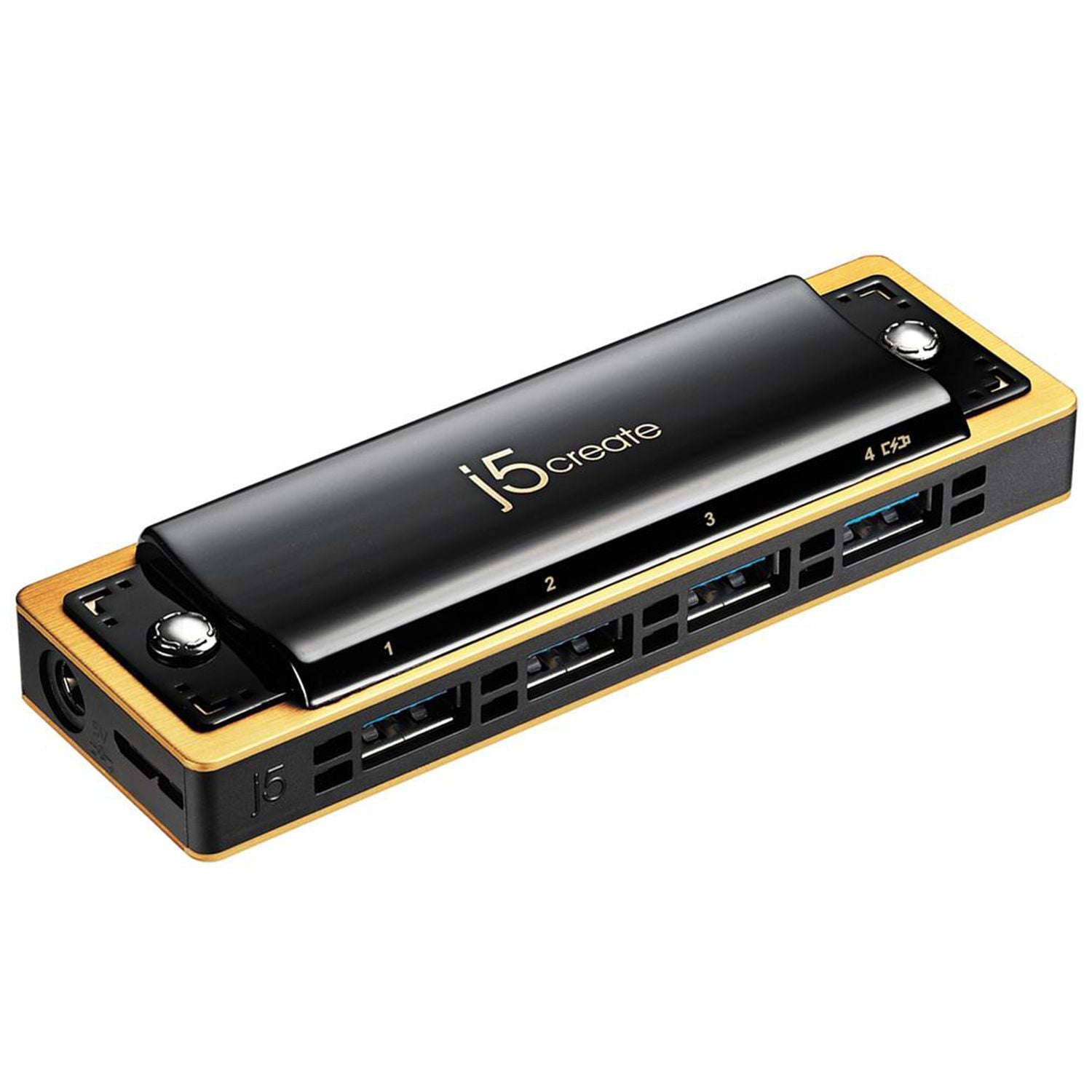 4-Port USB 3.0 Hub with Fast Data Transfer - Compact & Portable for Laptop, PC, Mac - Perfect for Home Office, Gaming & Travel Accessories