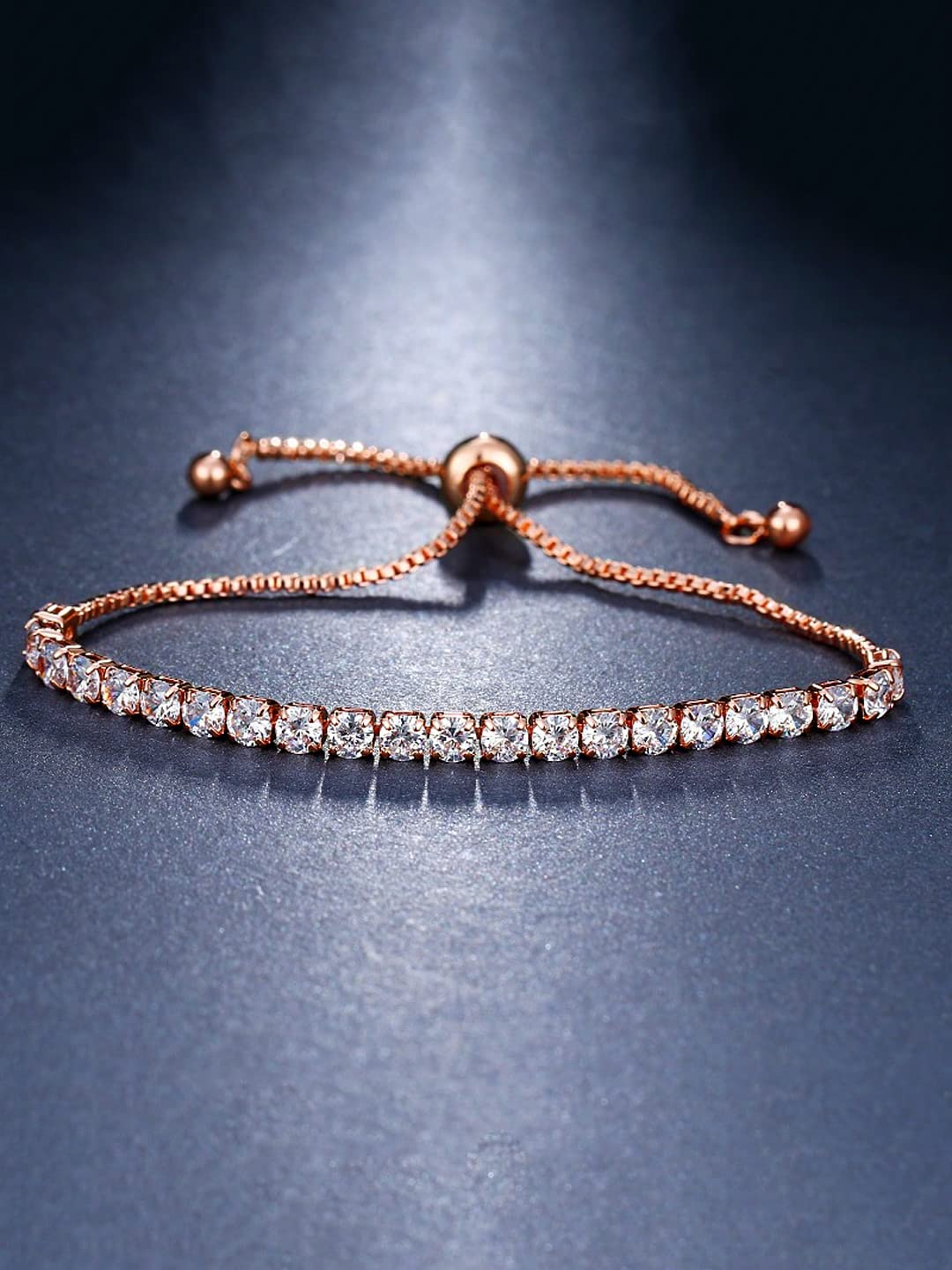 **Elegant Yellow Crystal Chimes Bracelet for Women & Girls - Adjustable Tennis Chain Bracelet - Perfect Birthday, Anniversary & Valentine's Gift for Wife, Girlfriend, Daughter | Ideal for Parties, Weddings & Everyday Wear**