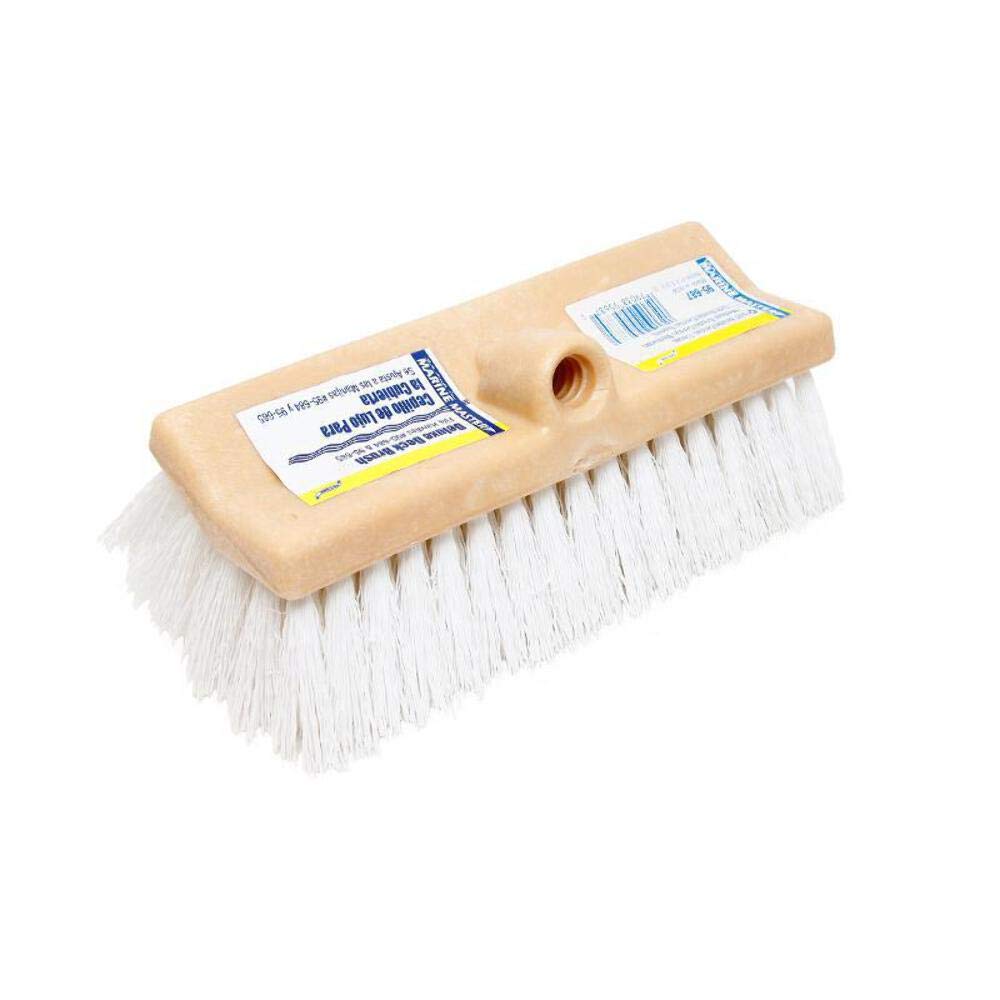 Marine Master Premium Wash Brush with Bi-Level Flow-Through Technology - Stiff Bristles for Deep Cleaning Boats, Cars & Outdoor Equipment