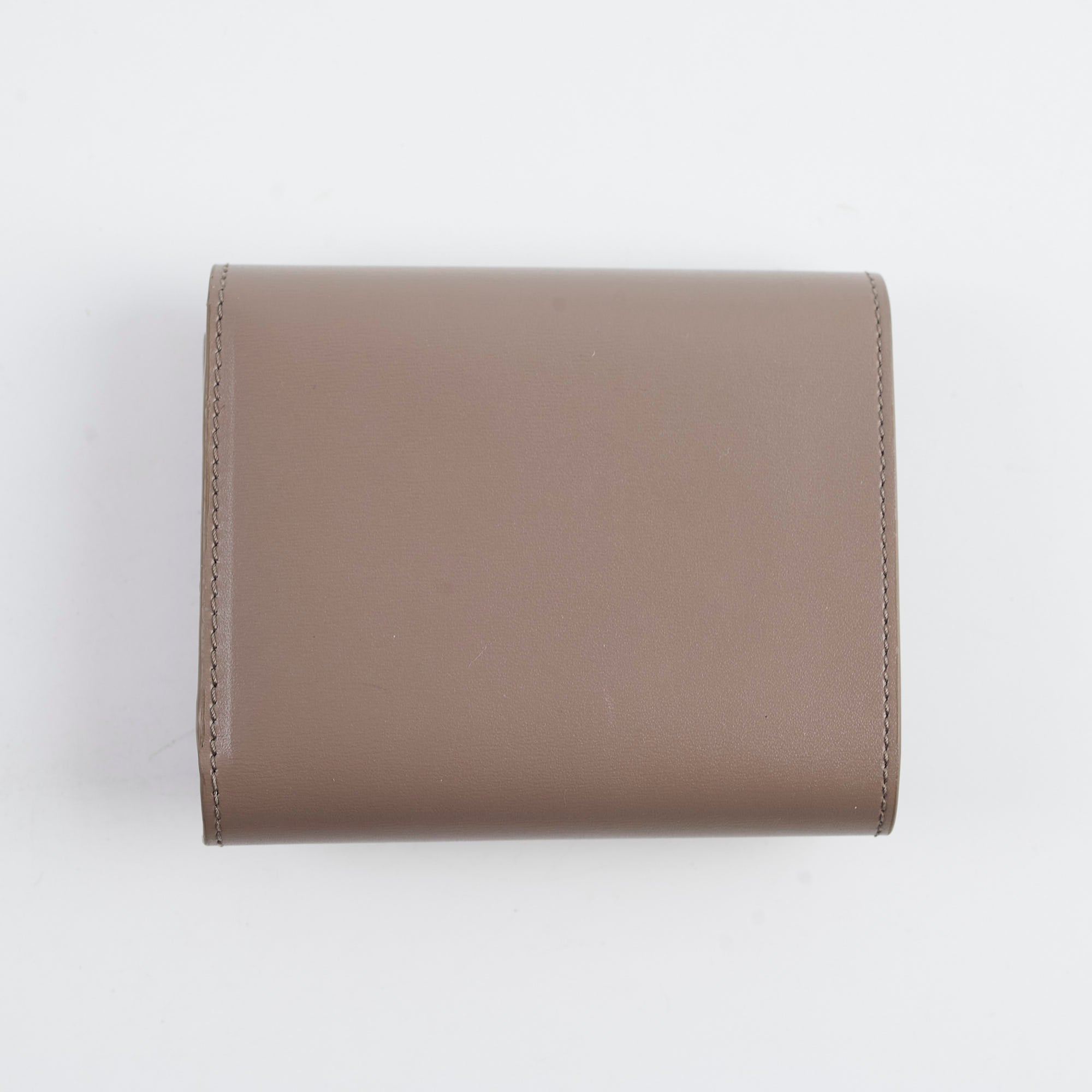 Celine Small Flap Wallet Triomphe in Shiny Calfskin Pebble - Luxury Designer Womens Wallet with Gold-Tone Logo - Perfect for Everyday Use & Special Occasions