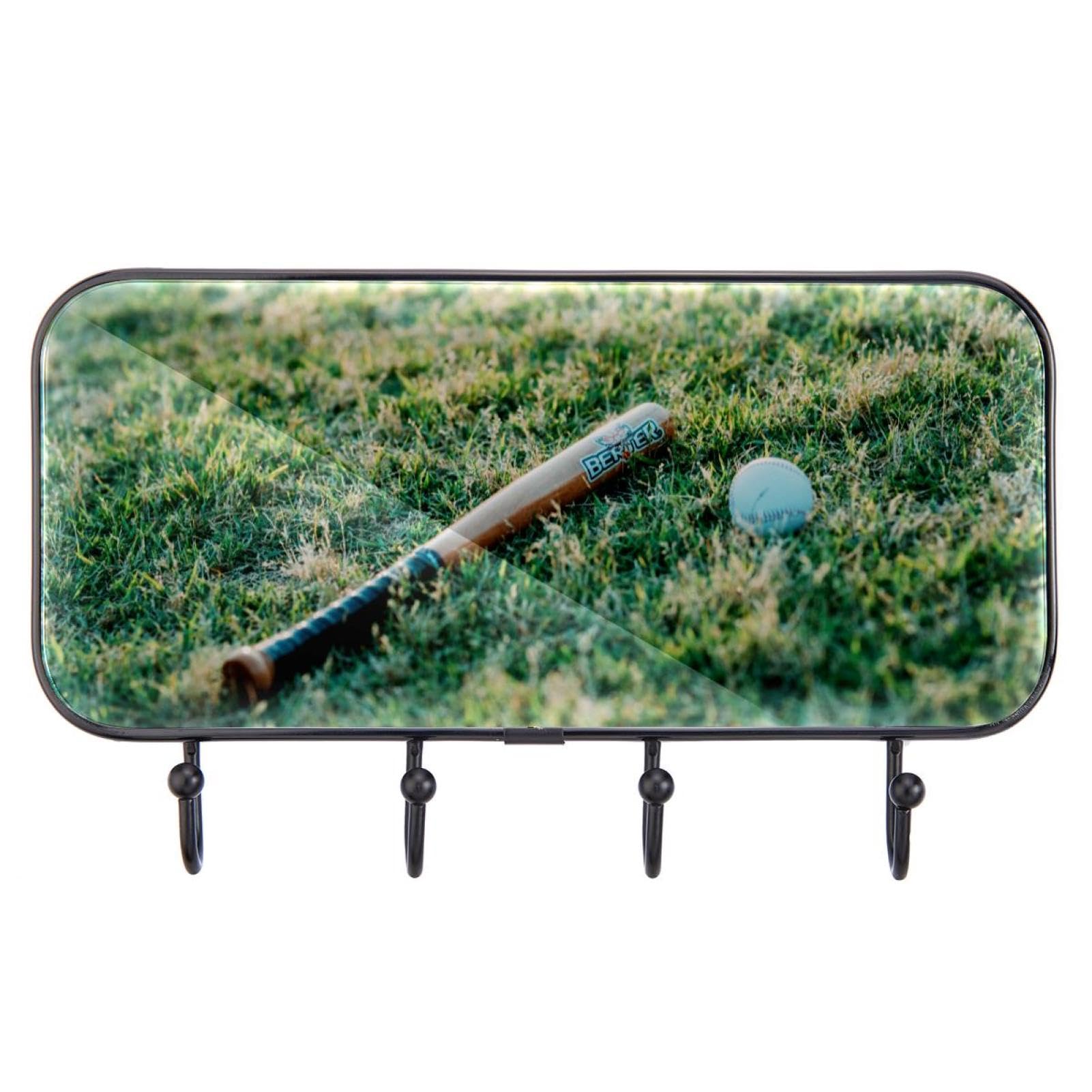 GIAPB Adhesive Wall Hooks for Hanging - Heavy Duty Sticky Hooks for Baseball Caps, Hats & Sports Gear - Perfect for Dorm Rooms, Bathrooms & Closet Organization