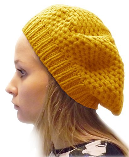 Women's Stylish & Warm Slouchy Beret Hat for Fall Winter - Cozy Knitted Beanie Cap for Cold Weather Fashion, Outdoor Activities & Holiday Outfits
