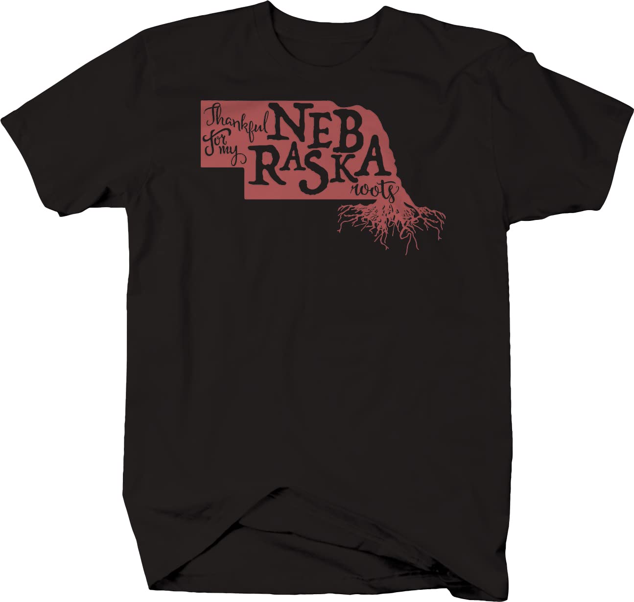 Nebraska Home Roots Men's T-Shirts - Comfortable Cotton Tees for Casual Wear & Everyday Outfits