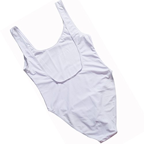 Feynoce Women's One Piece Swimwear - Sexy Backless Bathing Suit with Letter Print Design for Beach, Pool & Summer Vacations