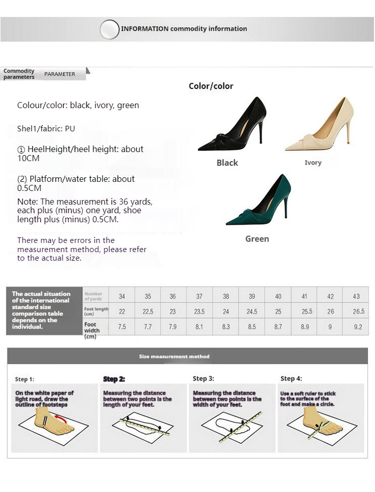 Elegant Pointy High Heels for Women - Stylish Stiletto Pumps for Party, Wedding & Evening Wear - Comfortable Dress Shoes for Night Out & Special Occasions