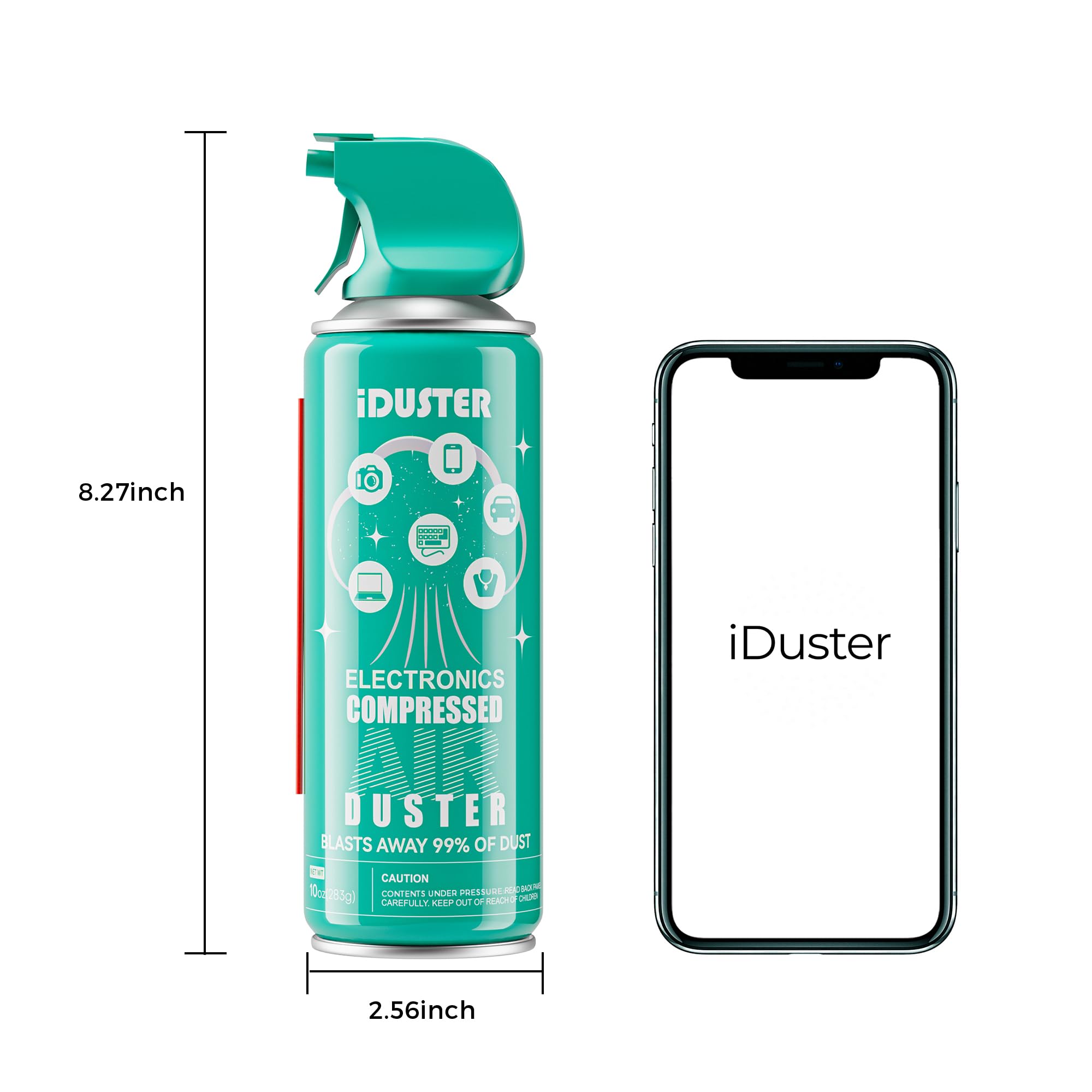 10oz Keyboard Cleaner Air Spray for Computers & Electronics - Dust Remover for PC, Laptop, Keyboard Cleaning - Perfect for Office, Home & Gaming Setup Maintenance