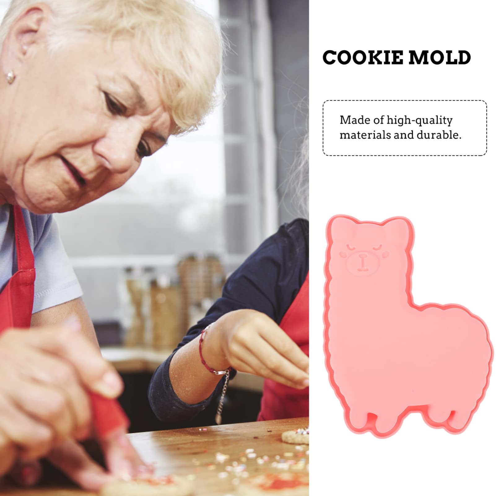 Beaupretty 2-Piece Alpaca Cake Mold Set - Non-Stick Baking Molds for Chocolate, Cupcakes & DIY Desserts - Perfect for Home Baking, Party Treats & Creative Cake Decorating