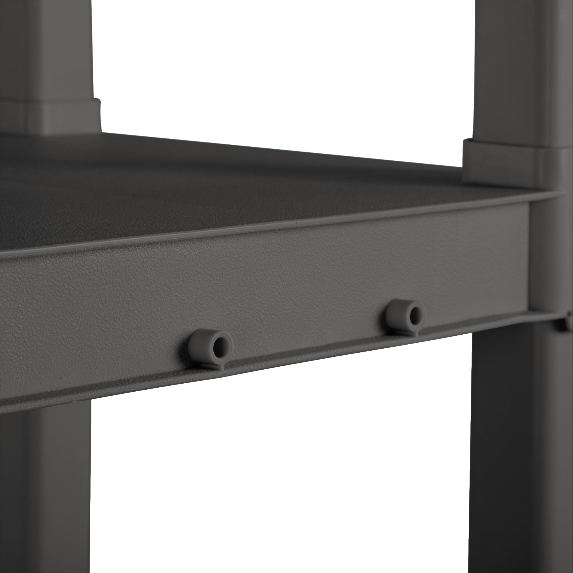 Sterilite 4-Shelf Storage Unit - Heavy Duty Gray Shelves for Garage & Closet