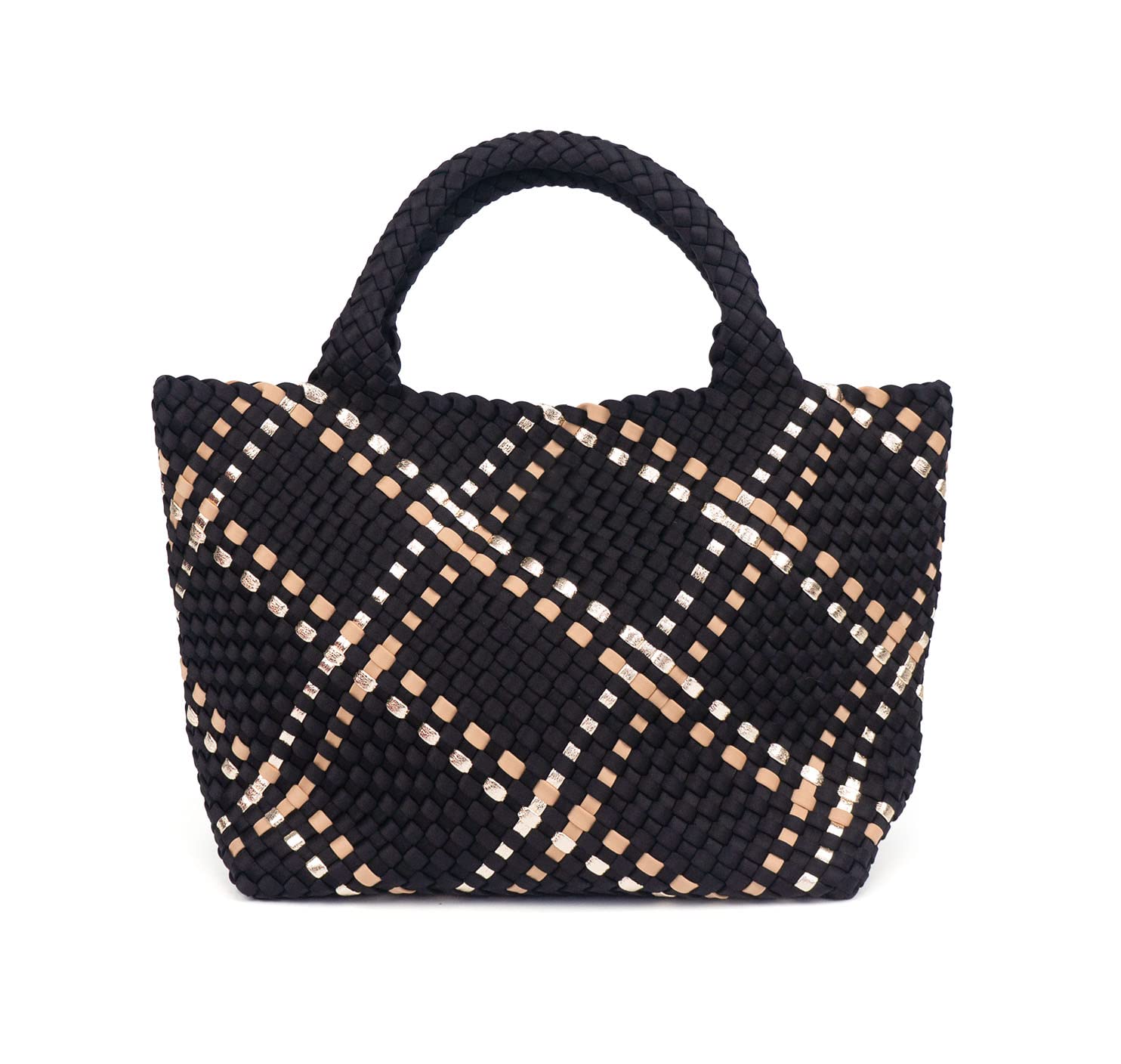 ORAD Women's Large Neoprene Tote Bag - Stylish Woven Handbag with Roomy Shoulder Strap for Beach, Gym, Travel & Work - Perfect for Yoga, Shopping & Daily Commute